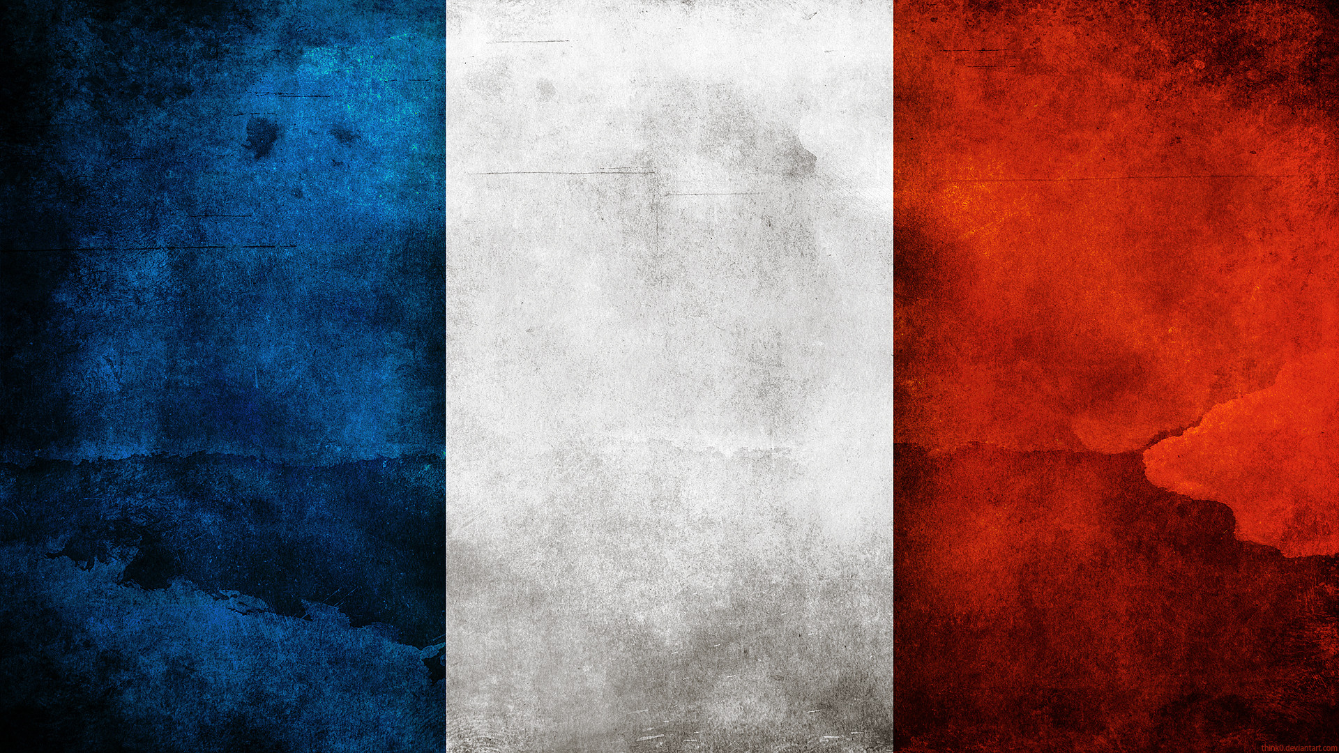 1920x1080 French Flag Wallpaper