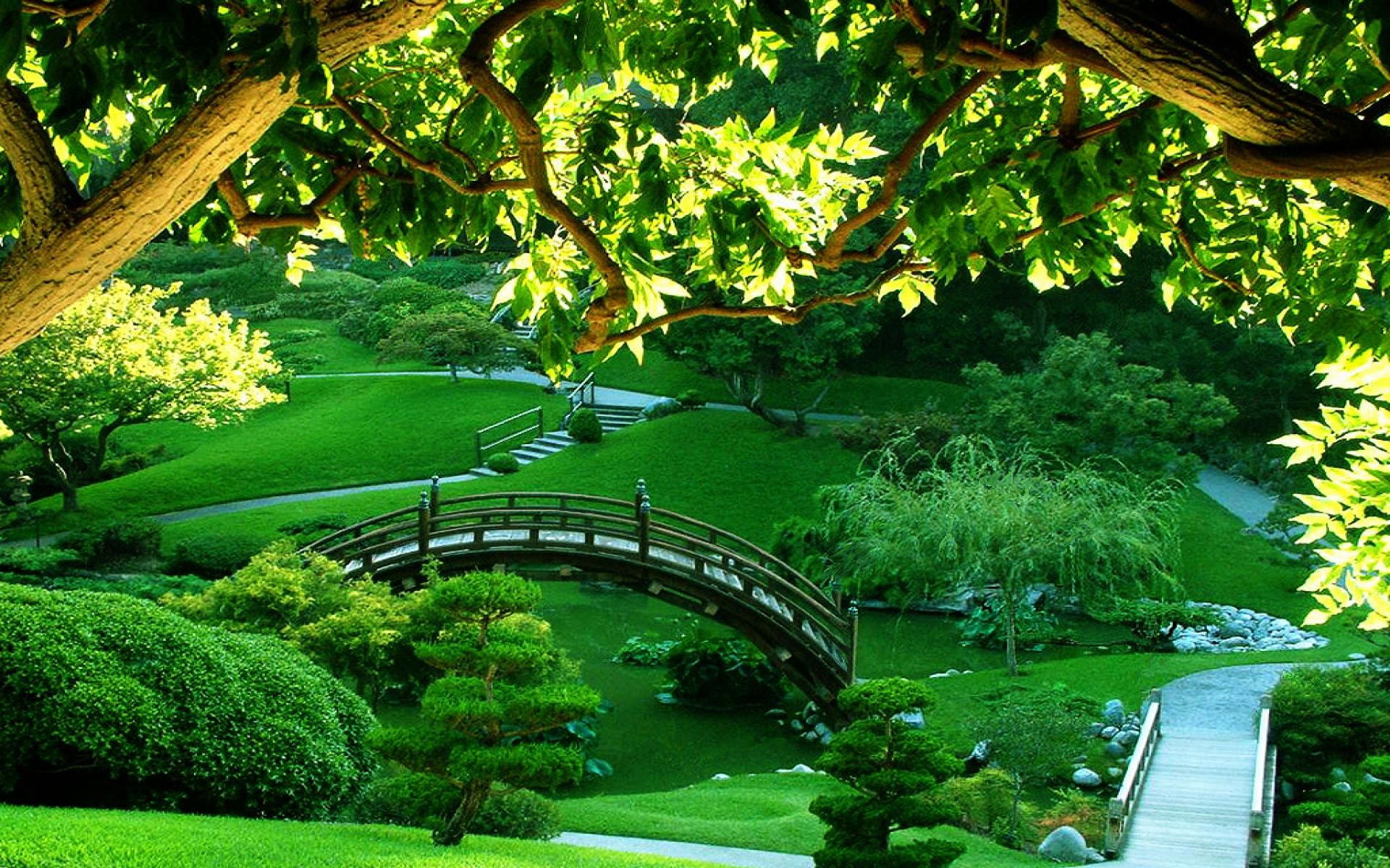 1920x1200 Japanese Garden at Huntington Library and Botanical Gardens in San Marino,  Ca.