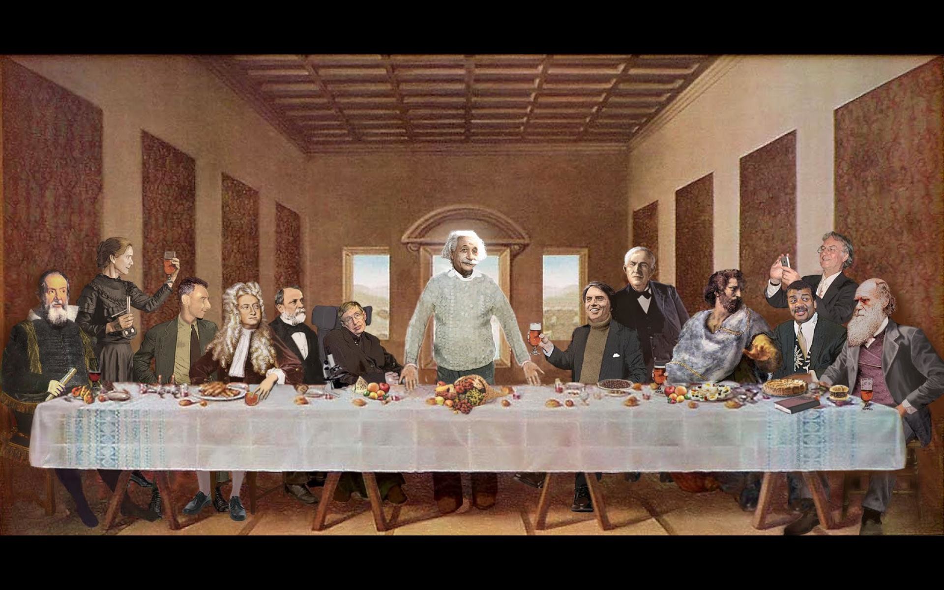 1920x1200 Physics images last-supper-scientists- HD wallpaper and background photos