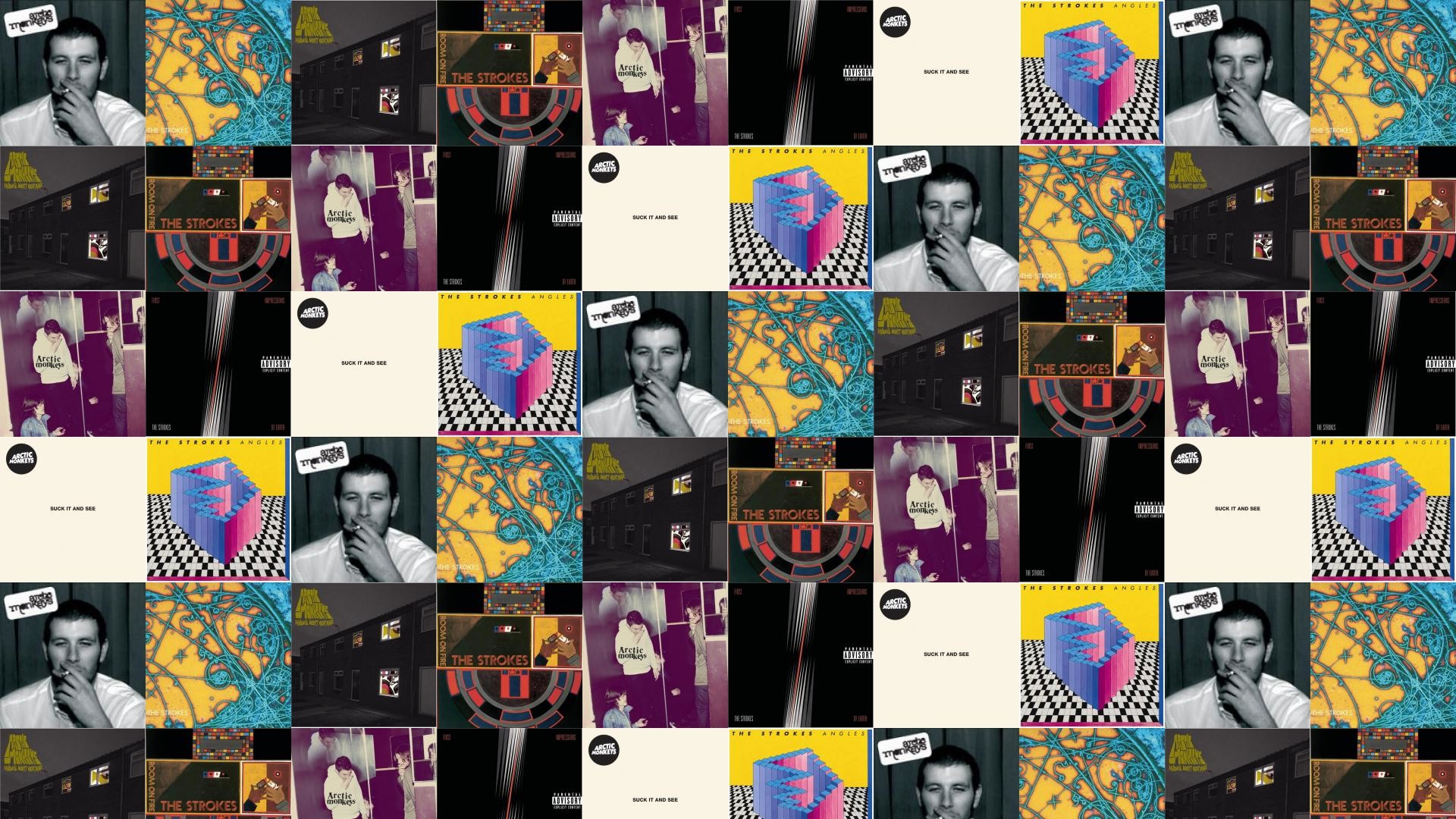 1920x1080 Arctic Monkeys I Bet You Look Good On Wallpaper Â« Tiled Desktop Wallpaper