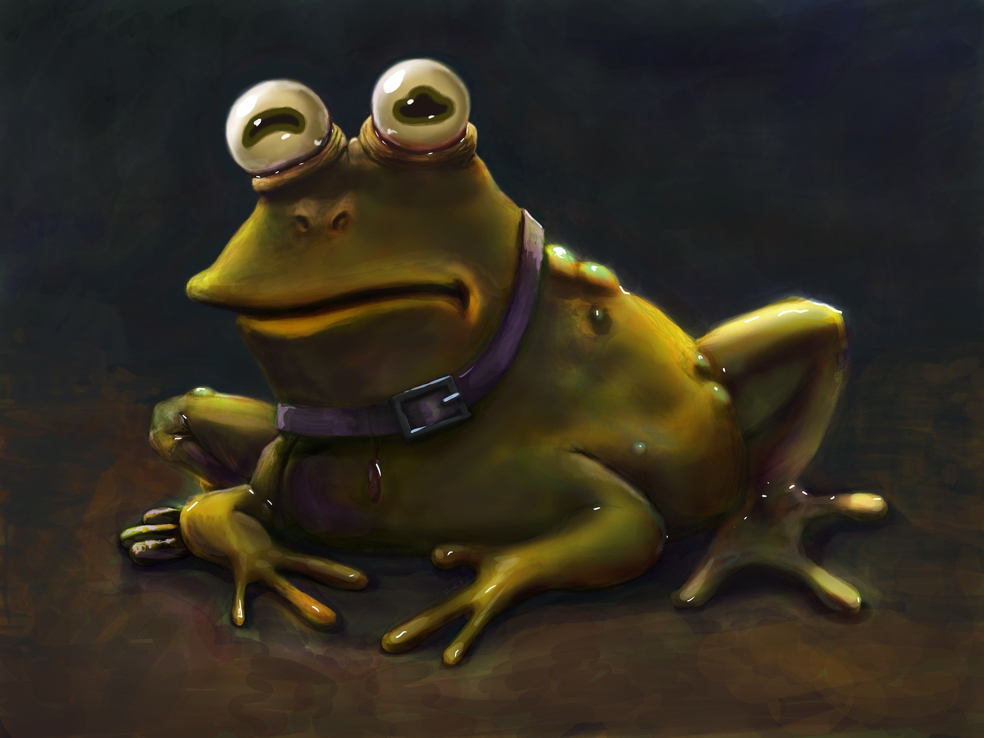 1920x1440 Hypnotoad PS Painting by dkcg Hypnotoad PS Painting by dkcg