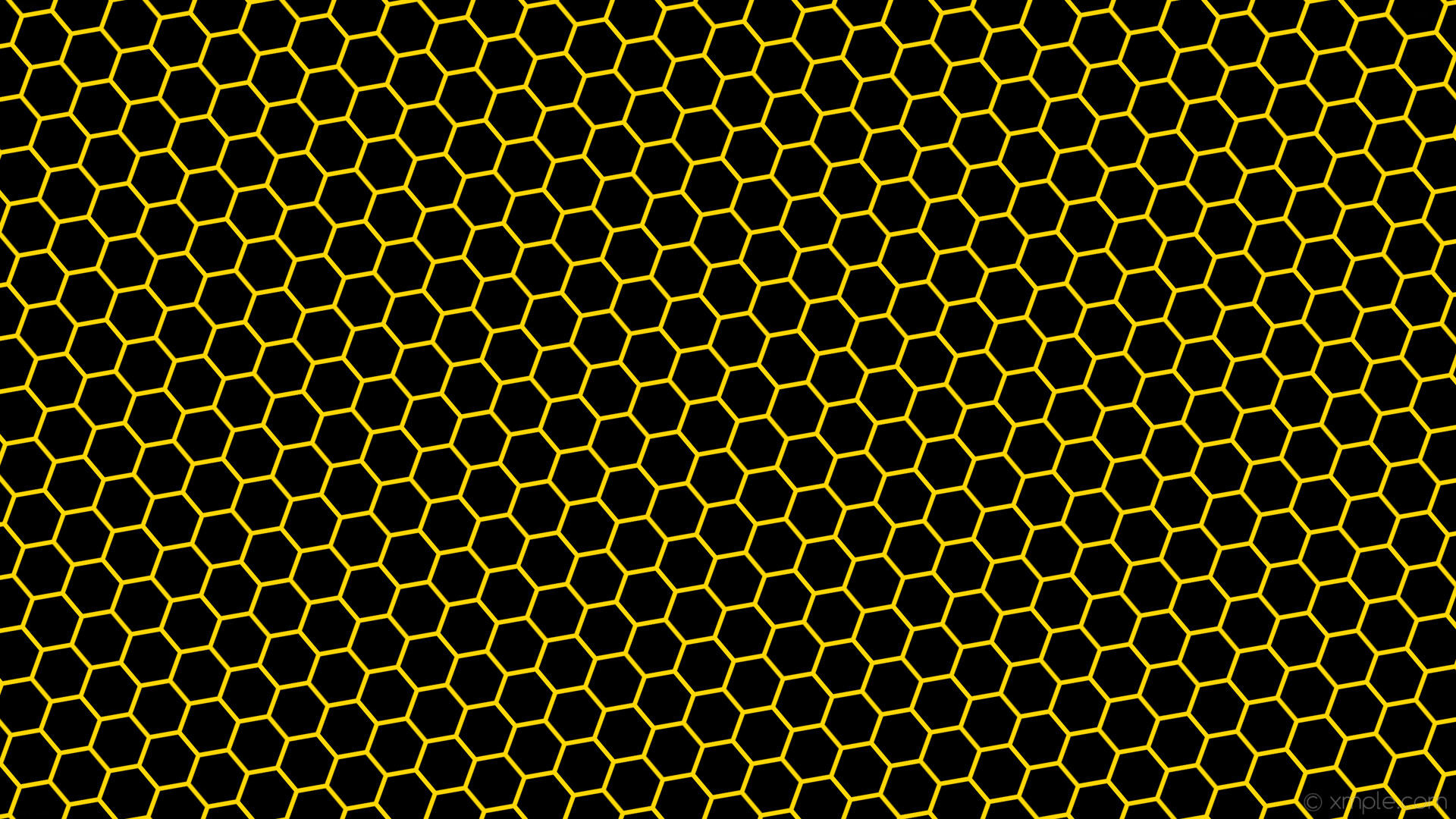 1920x1080 wallpaper yellow black honeycomb hexagon beehive gold #000000 #ffd700  diagonal 40Â° 6px 69px