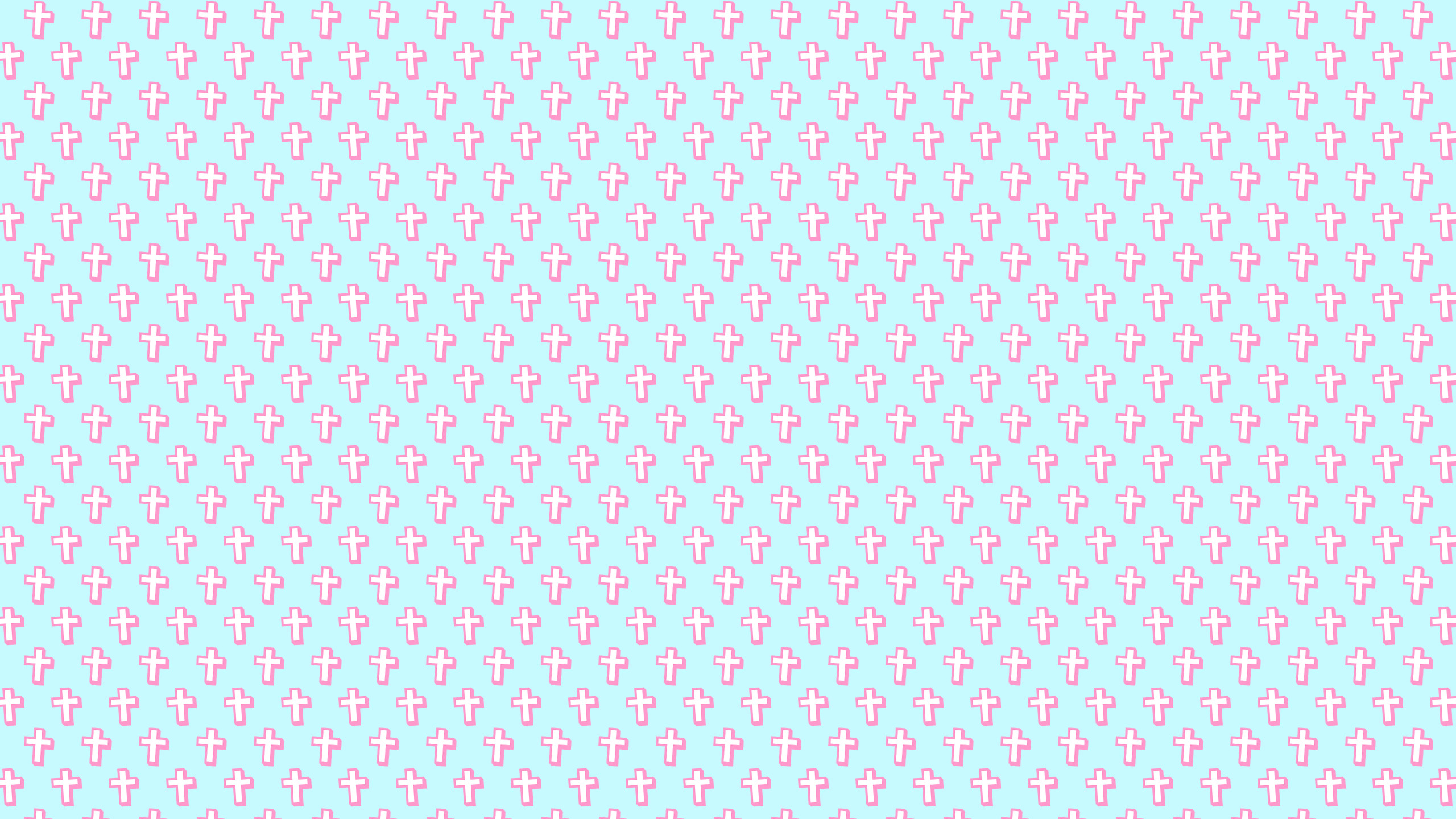 2560x1440 this Cute Crosses Desktop Wallpaper is easy. Just save the wallpaper .