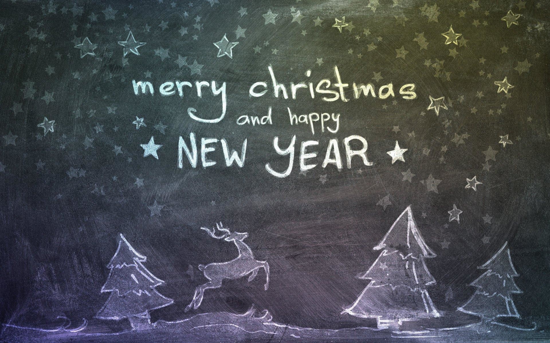 1920x1200 wallpaper.wiki-Christmas-merry-christmas-new-year-chalkboard-