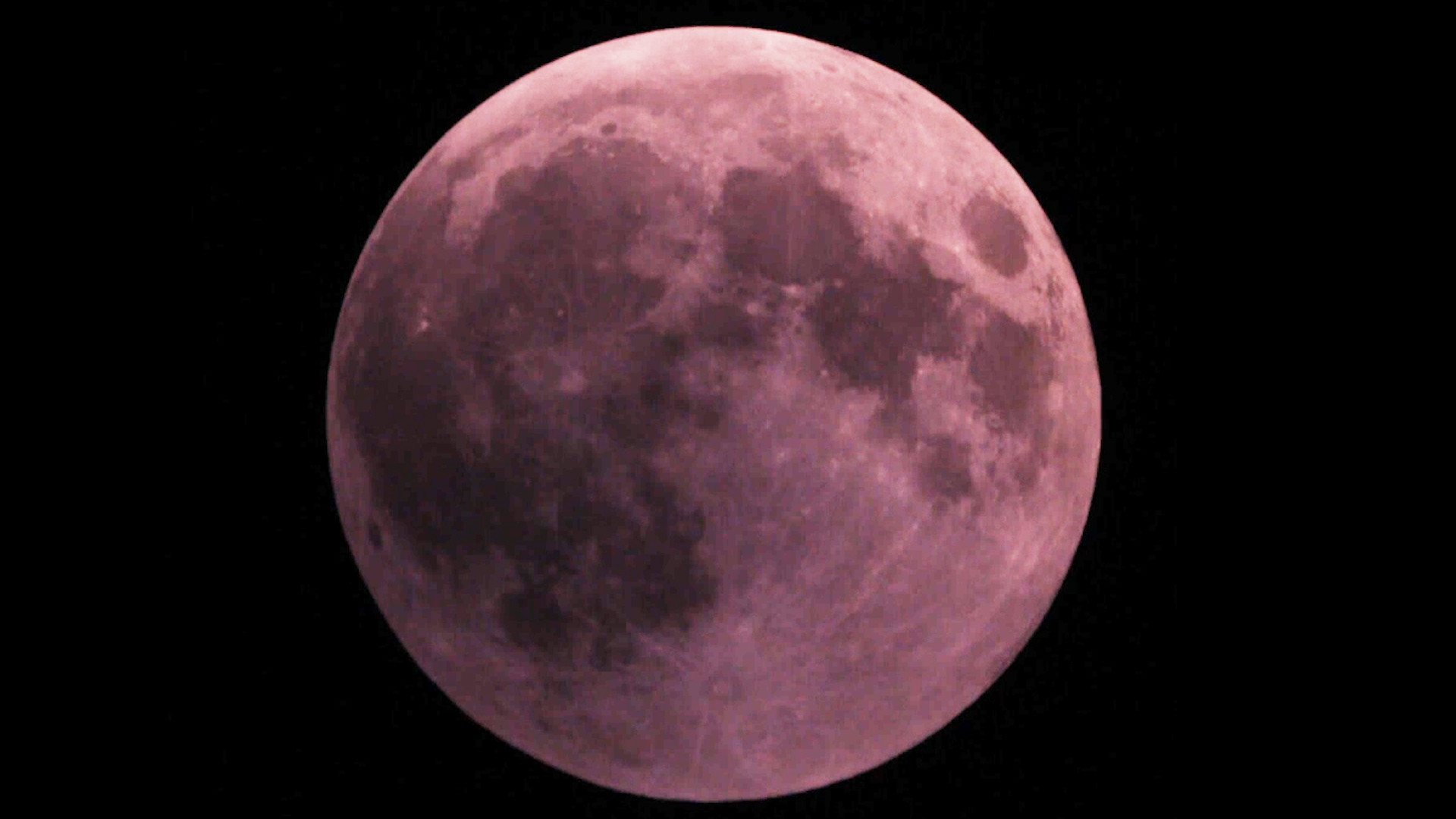1920x1080 Lunar Show Like No Other as Blood Moon Fills Sky