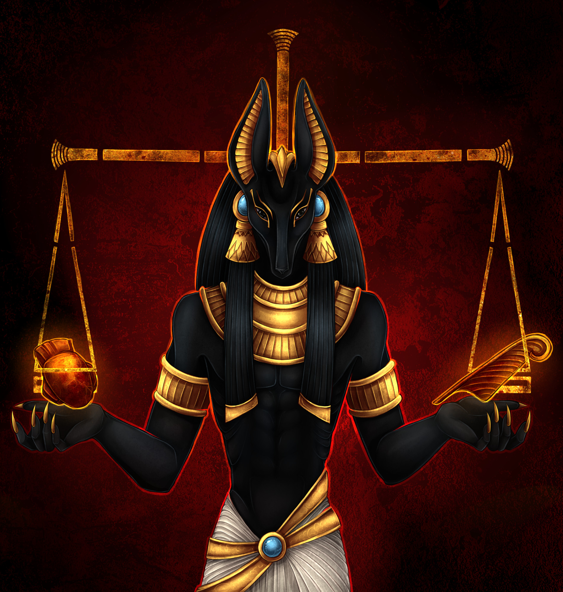 1900x2000 Egyptian mythology is my guilty pleasure and I've been wanting to draw  something like this for a long time already. Did all this in one day and  now my.