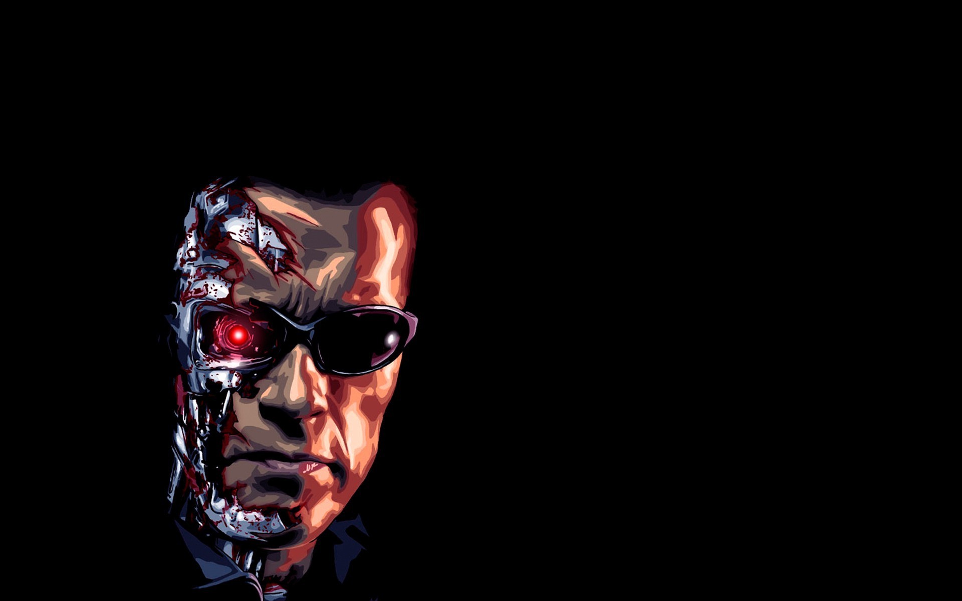 1920x1200 artwork, Terminator, Movies, Cyborg, Arnold Schwarzenegger Wallpapers HD /  Desktop and Mobile Backgrounds
