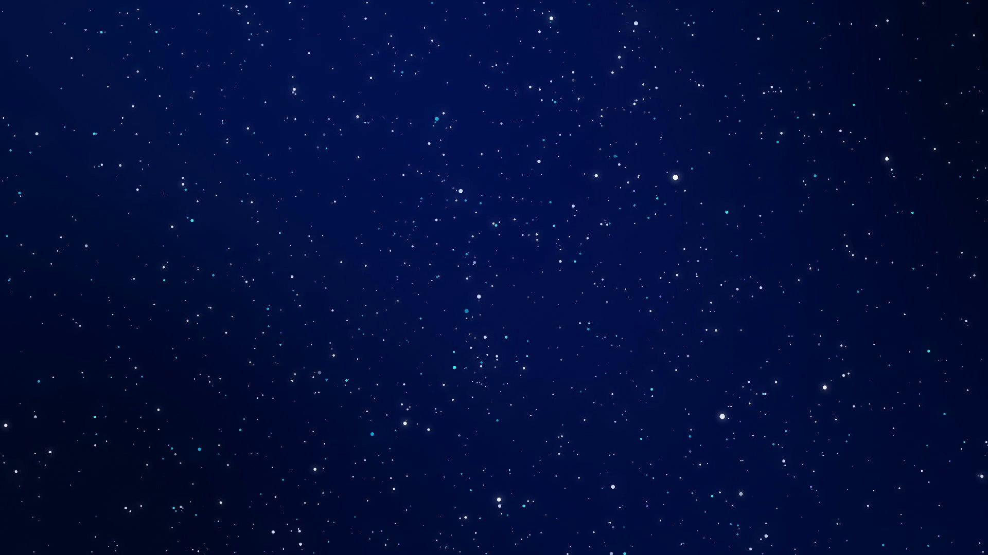1920x1080 Glowing blue white dot particles flickering on a dark blue background  imitating a night sky full of stars Motion Background - Storyblocks Video