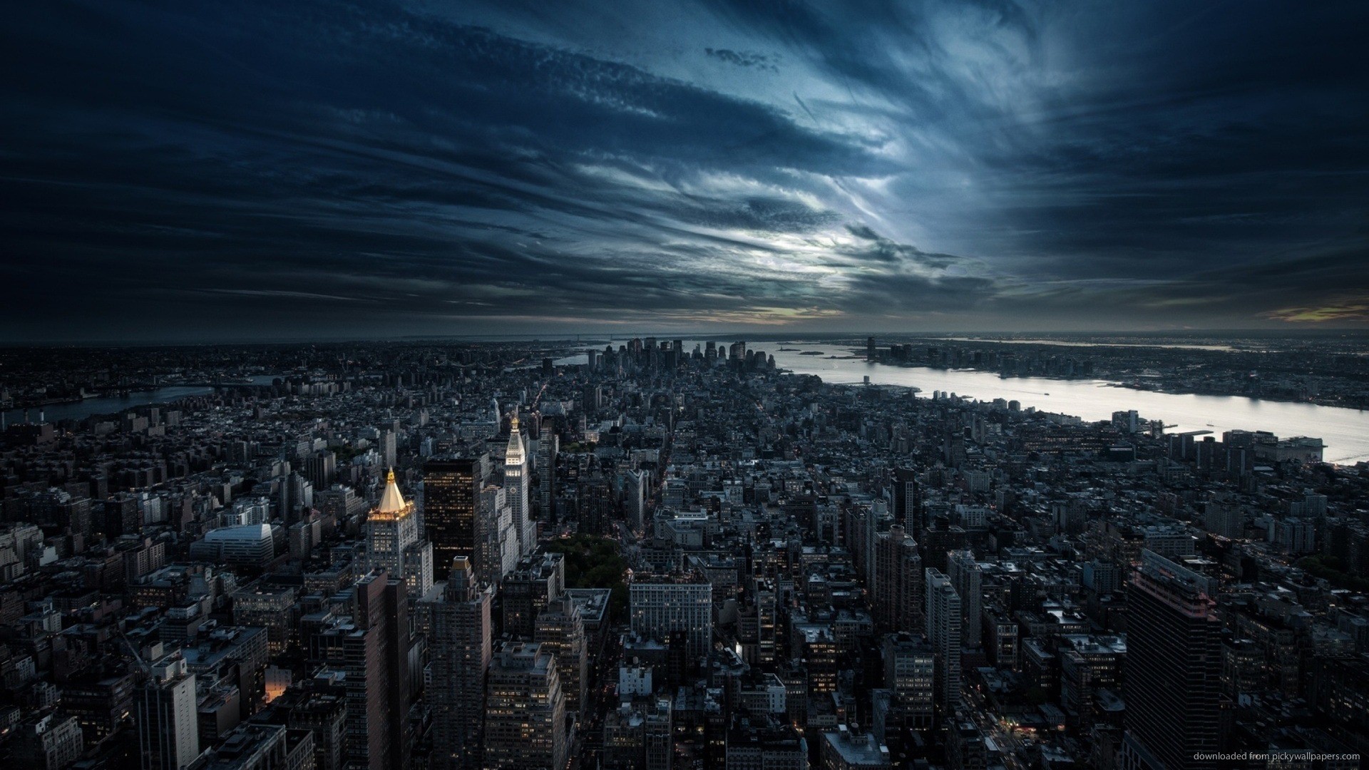 1920x1080 Night New York cloudfront for 