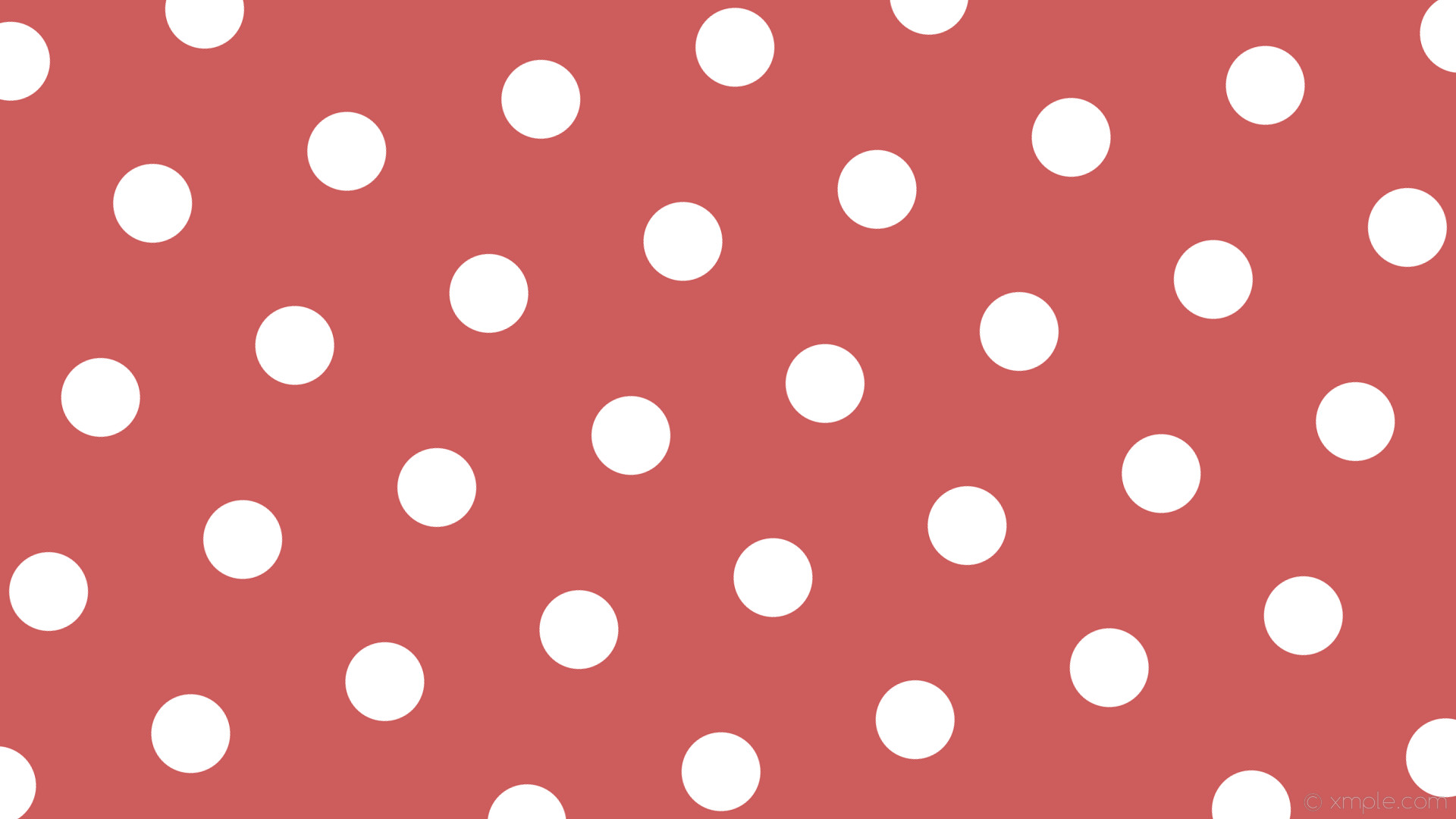 1920x1080 wallpaper polka dots red hexagon white indian red #cd5c5c #ffffff diagonal  15Â° 104px