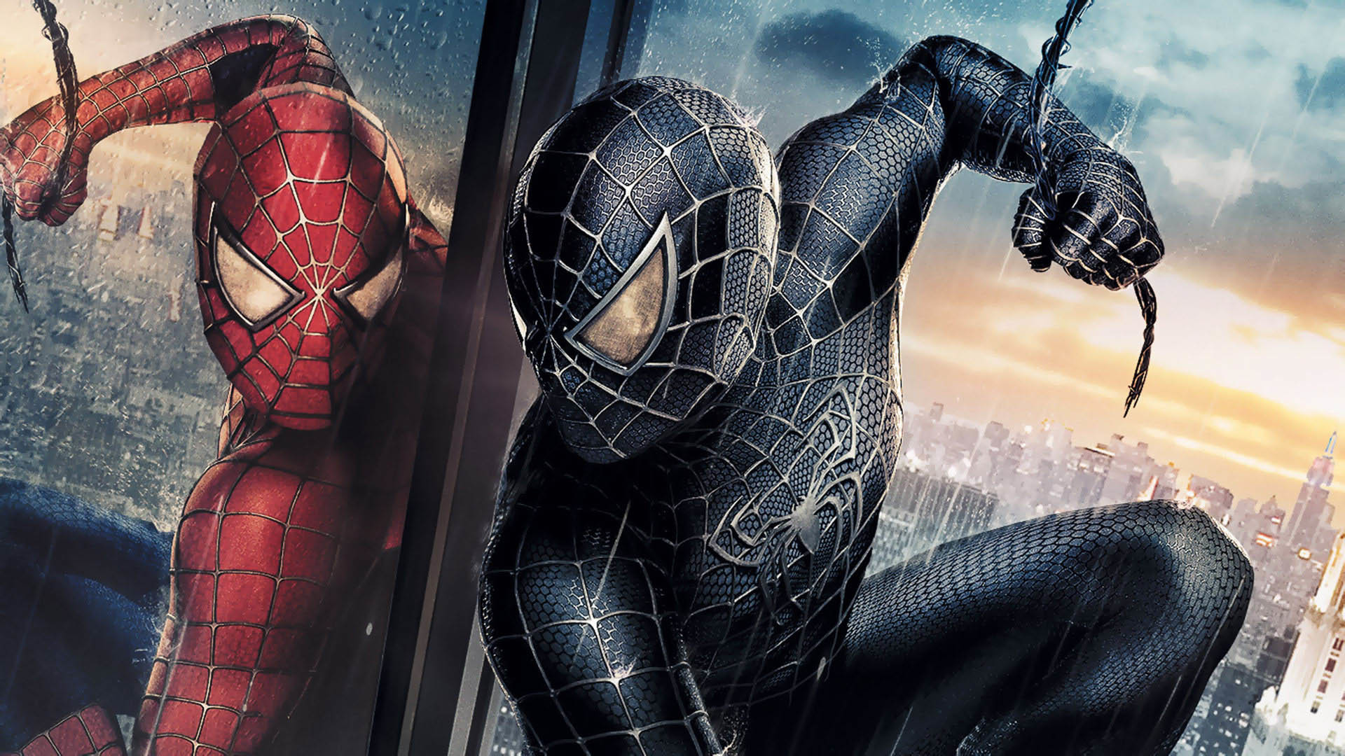 1920x1080 Spiderman 3 - Reflection in a building -  - Full HD 16/9 .