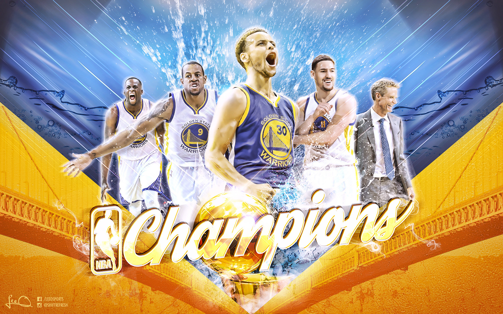 1920x1200 Golden State Warriors Wallpaper Golden State Warriors 2015 NBA Champions ...