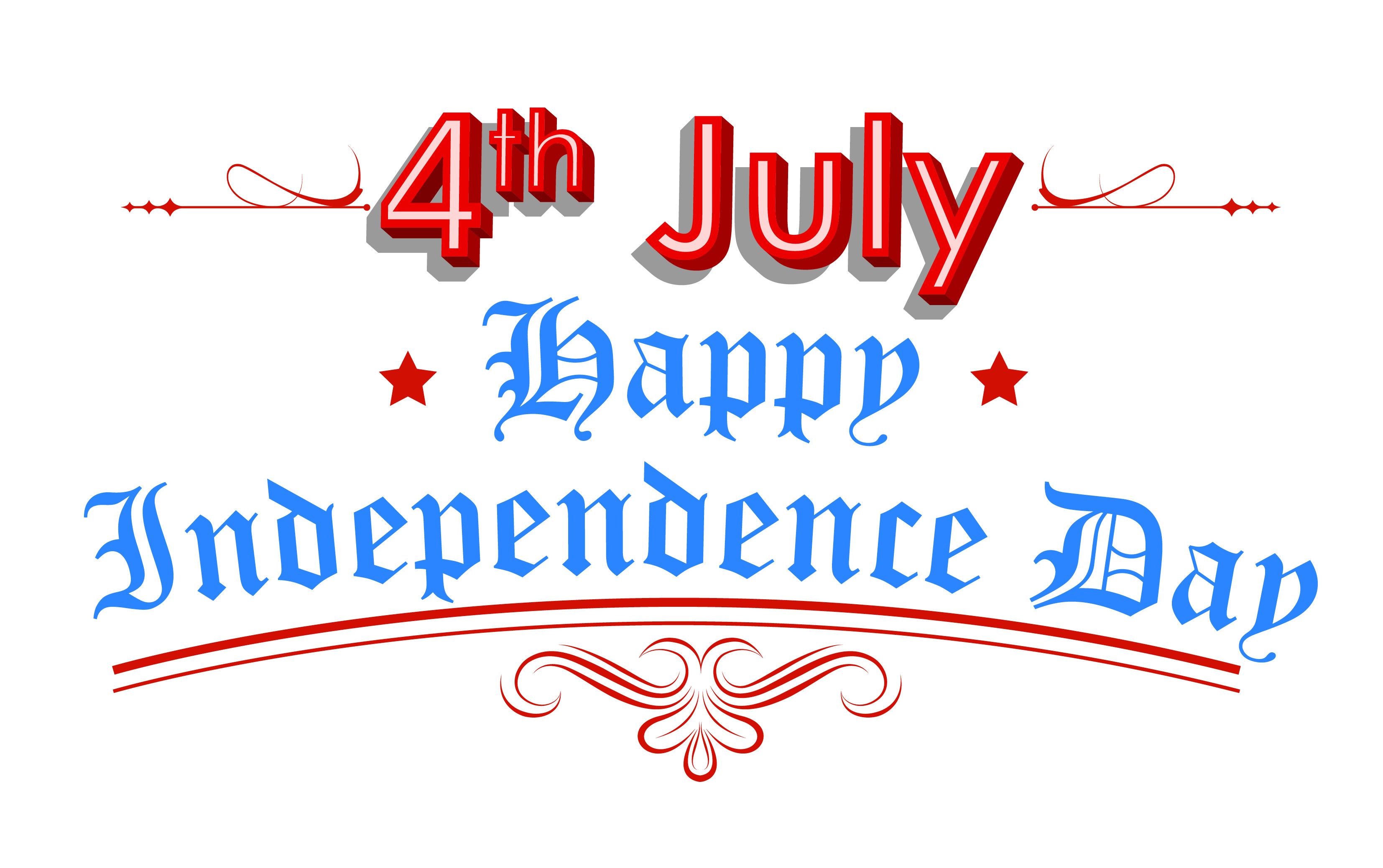 3308x2077 Happy Independence Day 4th July Clipart | Gallery Yopriceville .