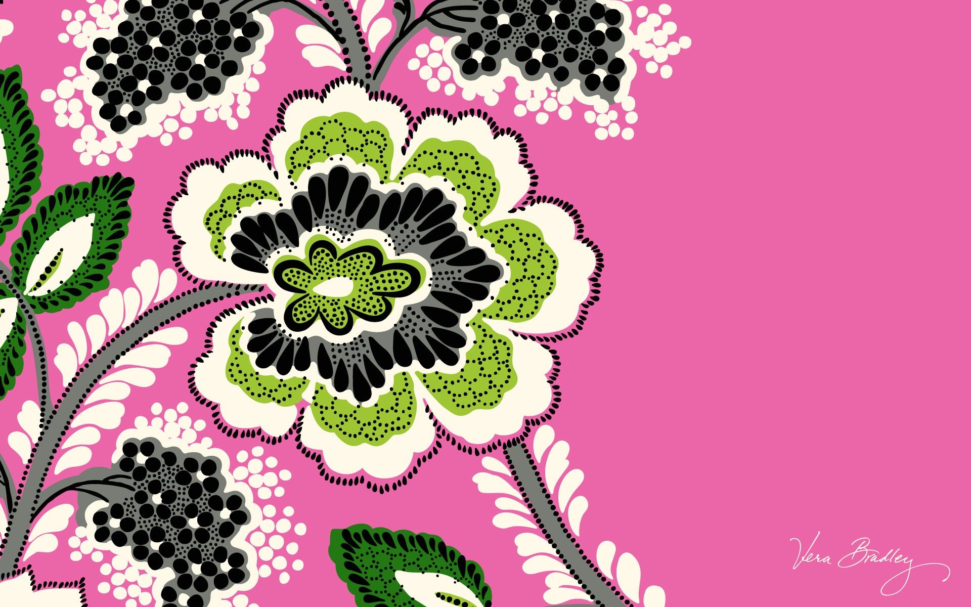 1920x1200 Pink Desktop Wallpaper And Background With Vera Bradley Wallpaper For  Modern Home Office