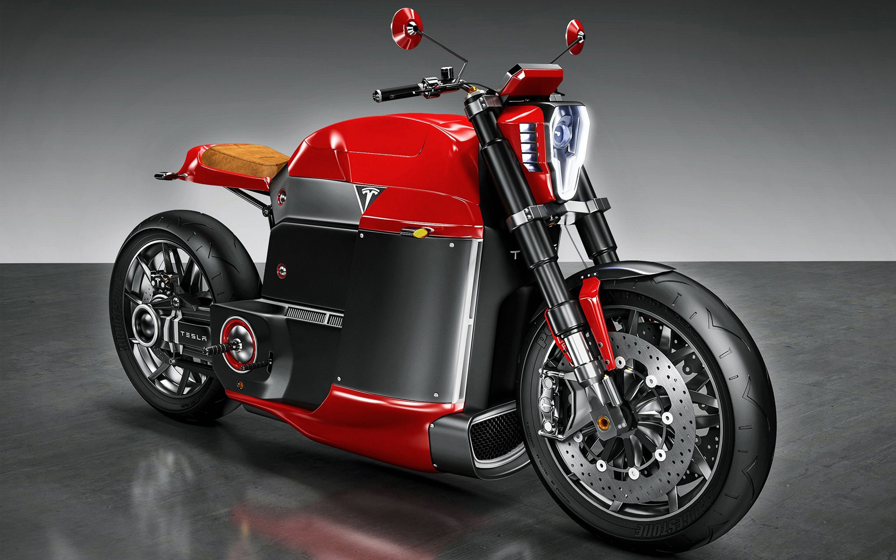 2880x1800 Tesla Model M Concept Electric Motorcycle