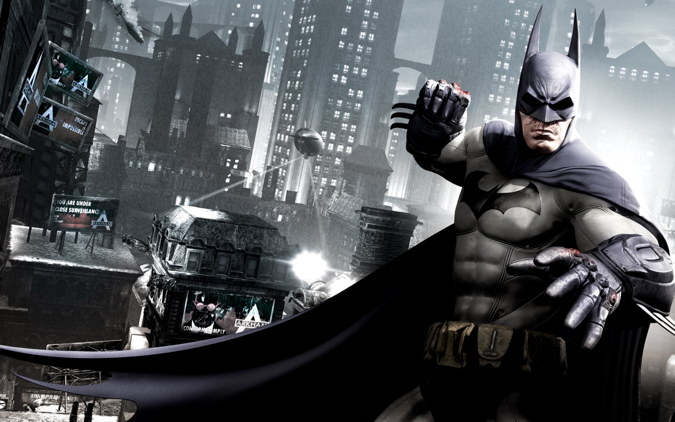2560x1600 Batman: Arkham City Widescreen Wallpaper