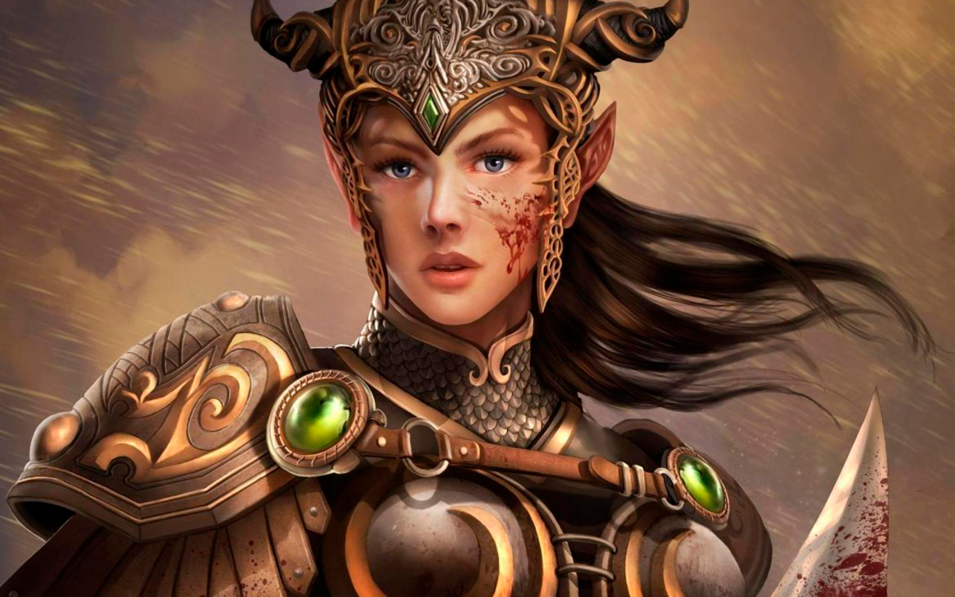 1920x1200 HD Wallpaper | Background ID:686943.  Fantasy Women Warrior