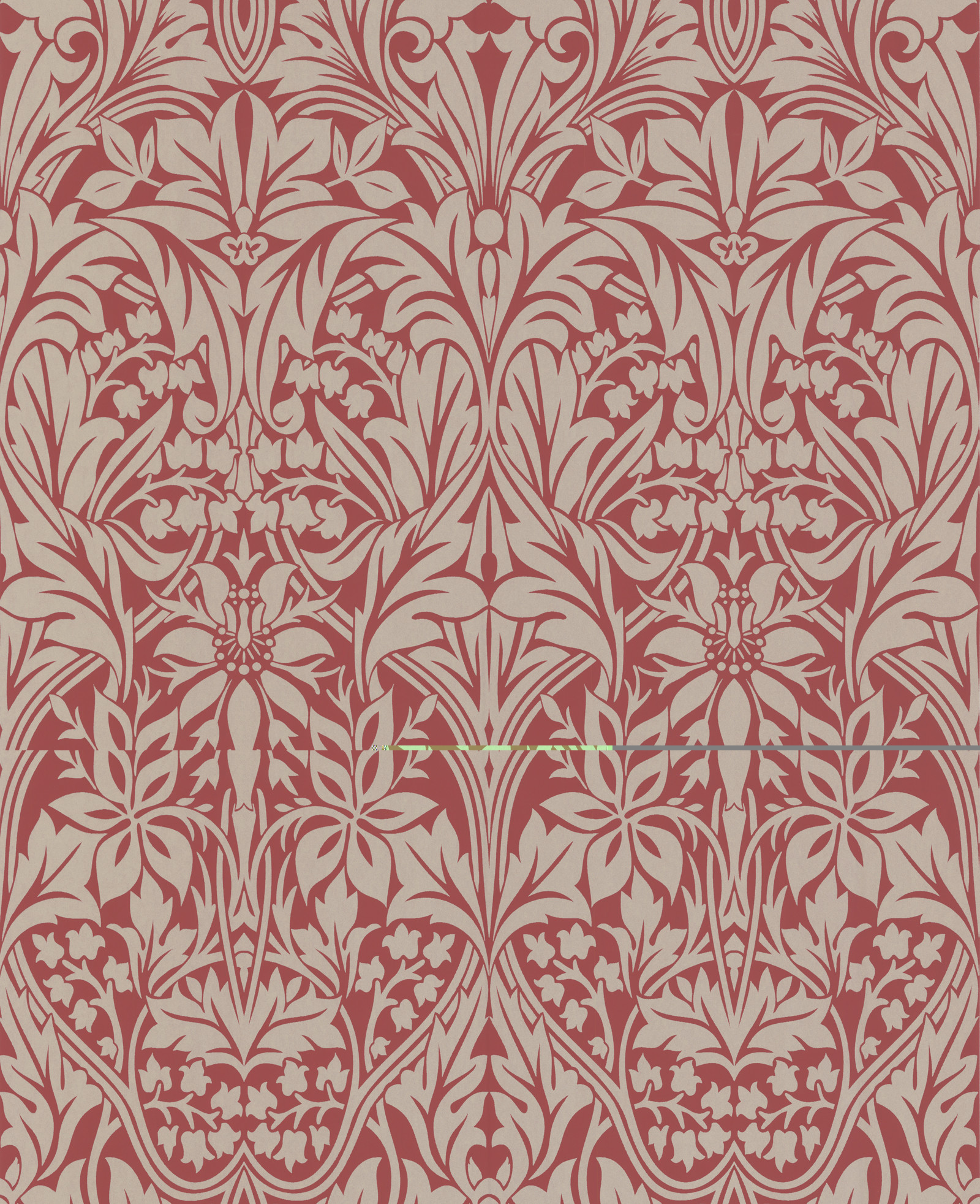 1600x1964 Manor House : Red & Gold Wallpaper - designer wallcovering - Home Wallpaper  Shop