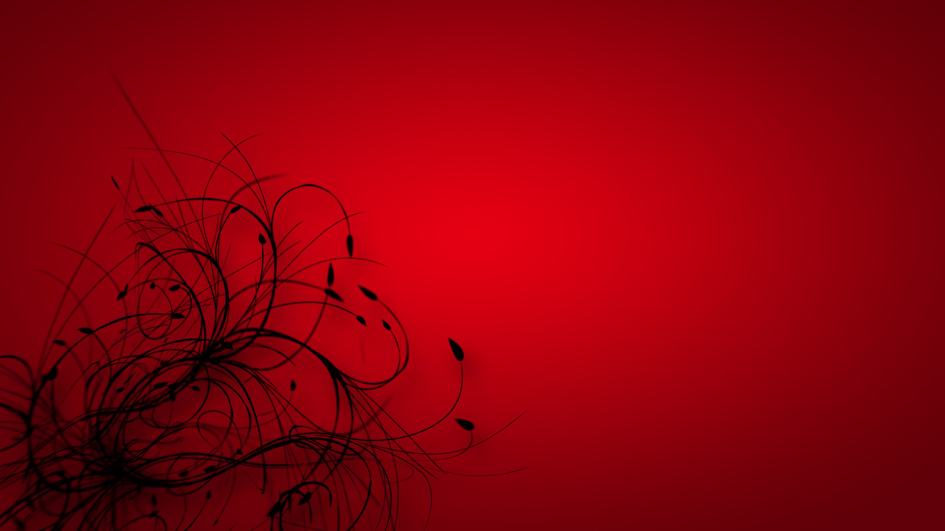 1920x1080 Red Black Abstract Wallpaper
