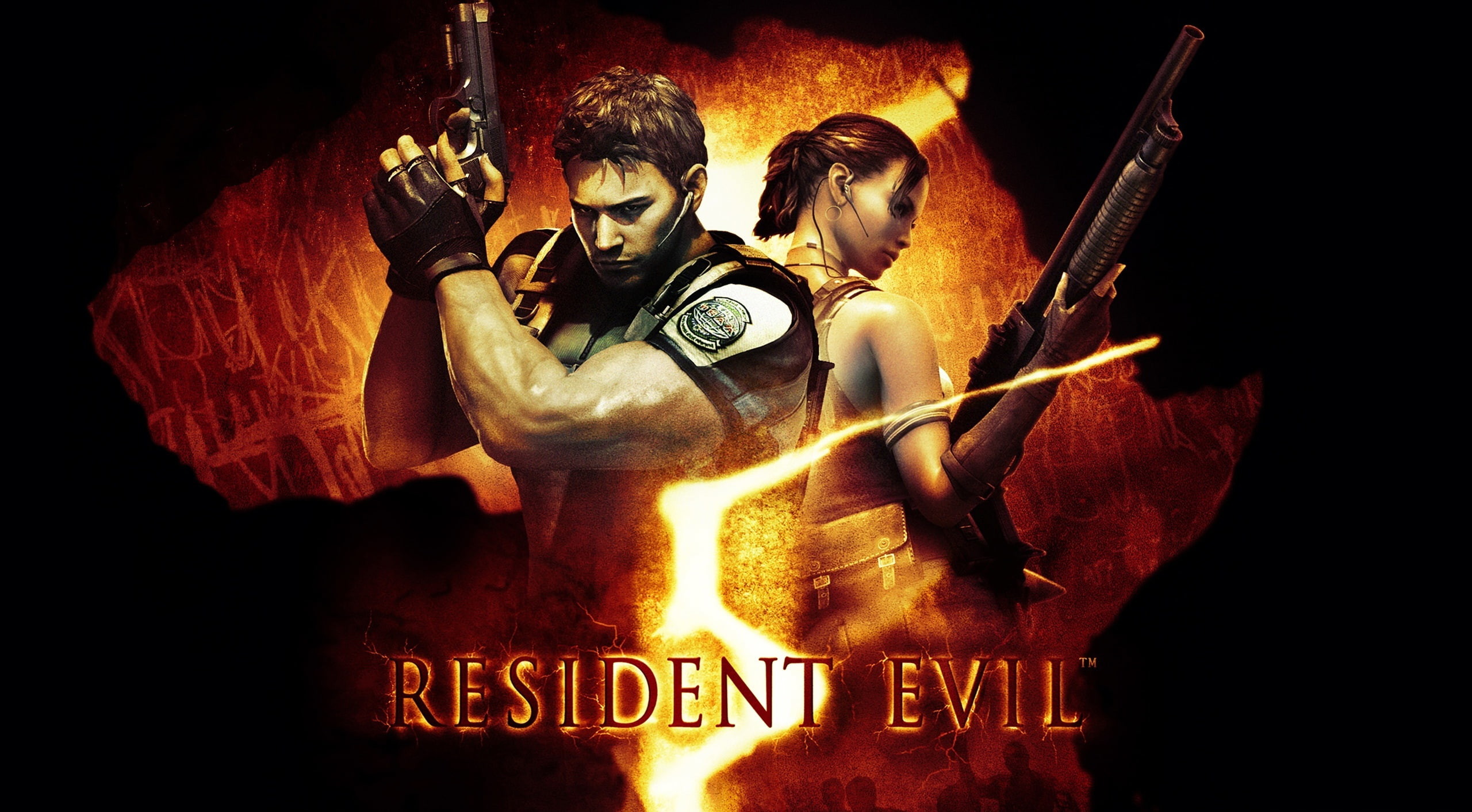 2560x1413 Resident Evil 5, Resident Evil 5 digital wallpaper }, Games, chris redfield