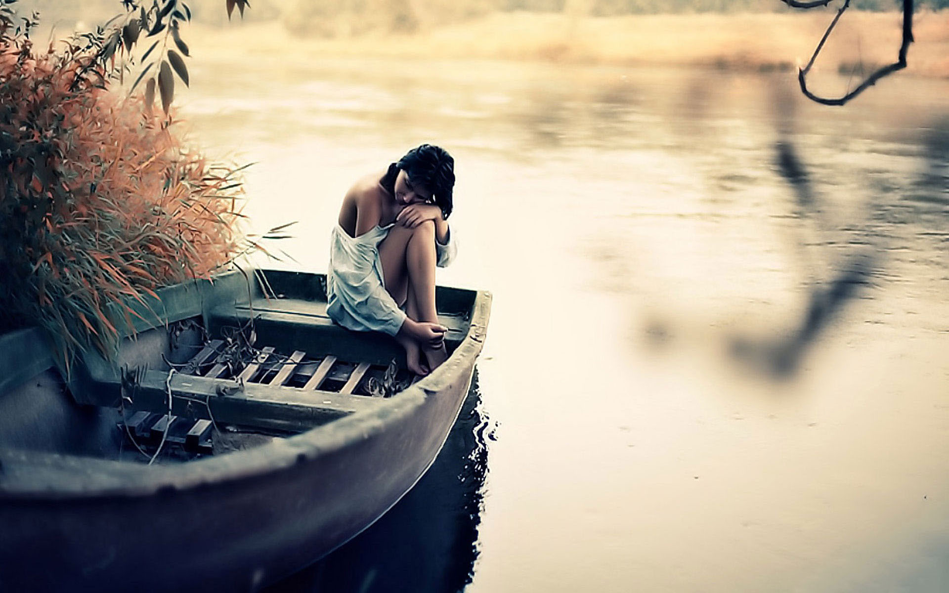 1920x1200 Lonely Boat Wallpapers | Top HDQ Lonely Boat Images, Wallpapers .