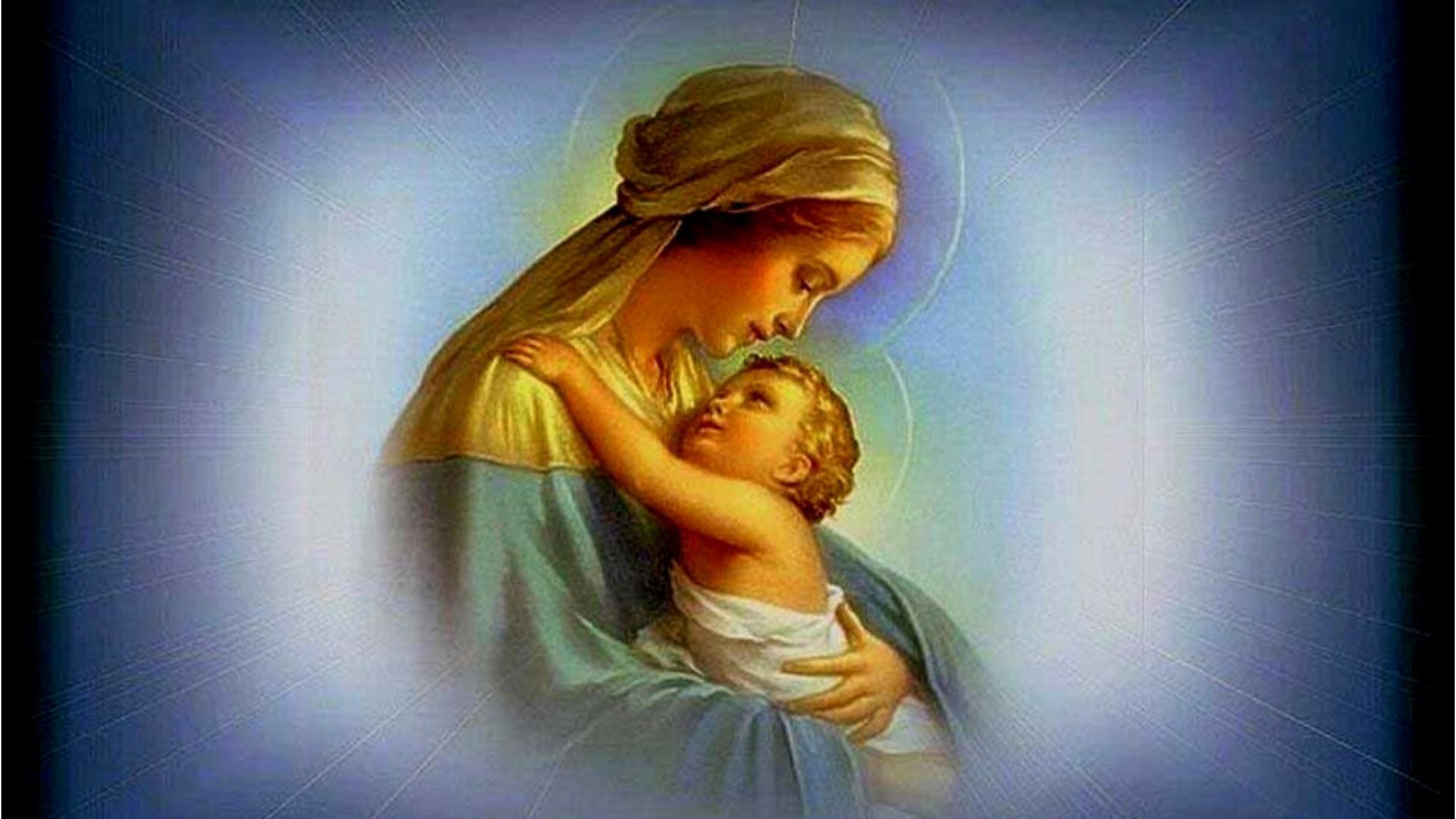 3840x2160 2048x1535 boy touches image of Mary and Jesus