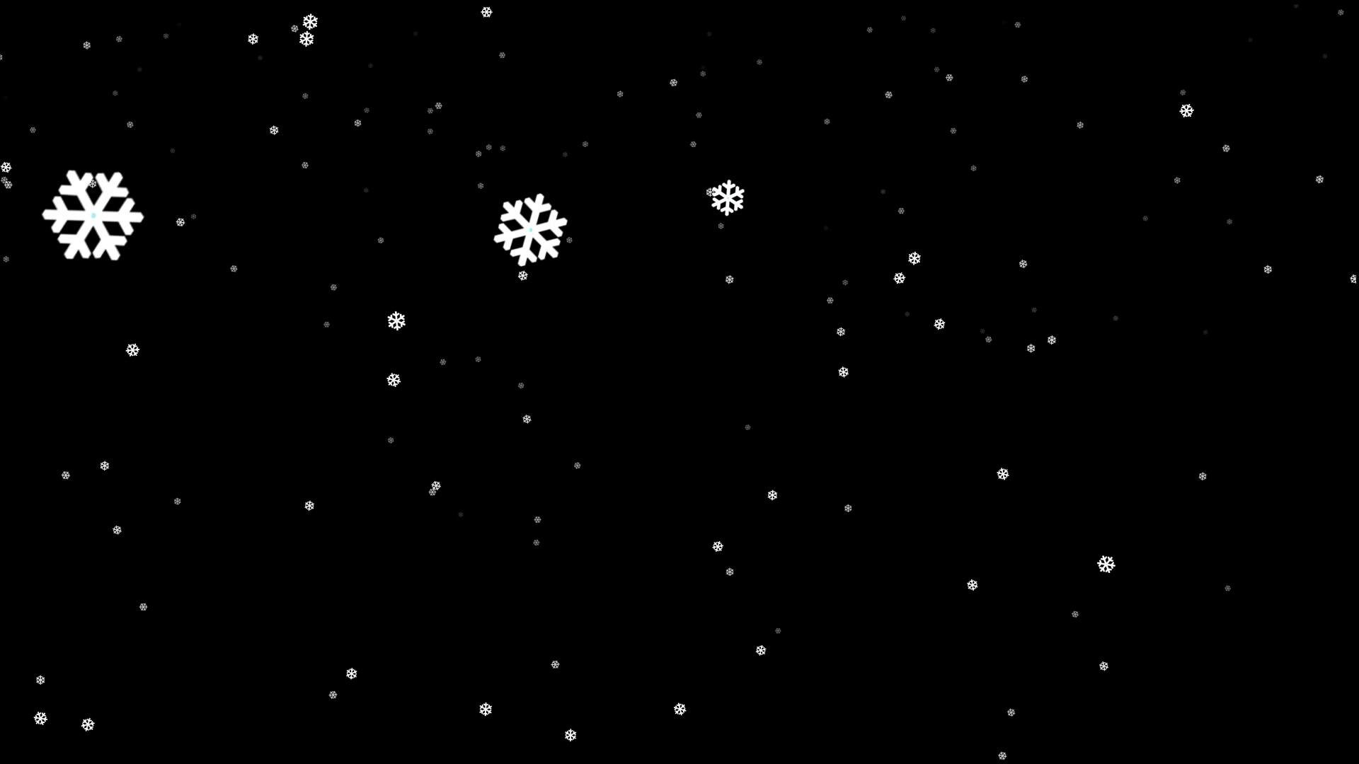 1920x1080 standard snowflakes falling (+alpha channel) - free HD overlay footage -  YouTube