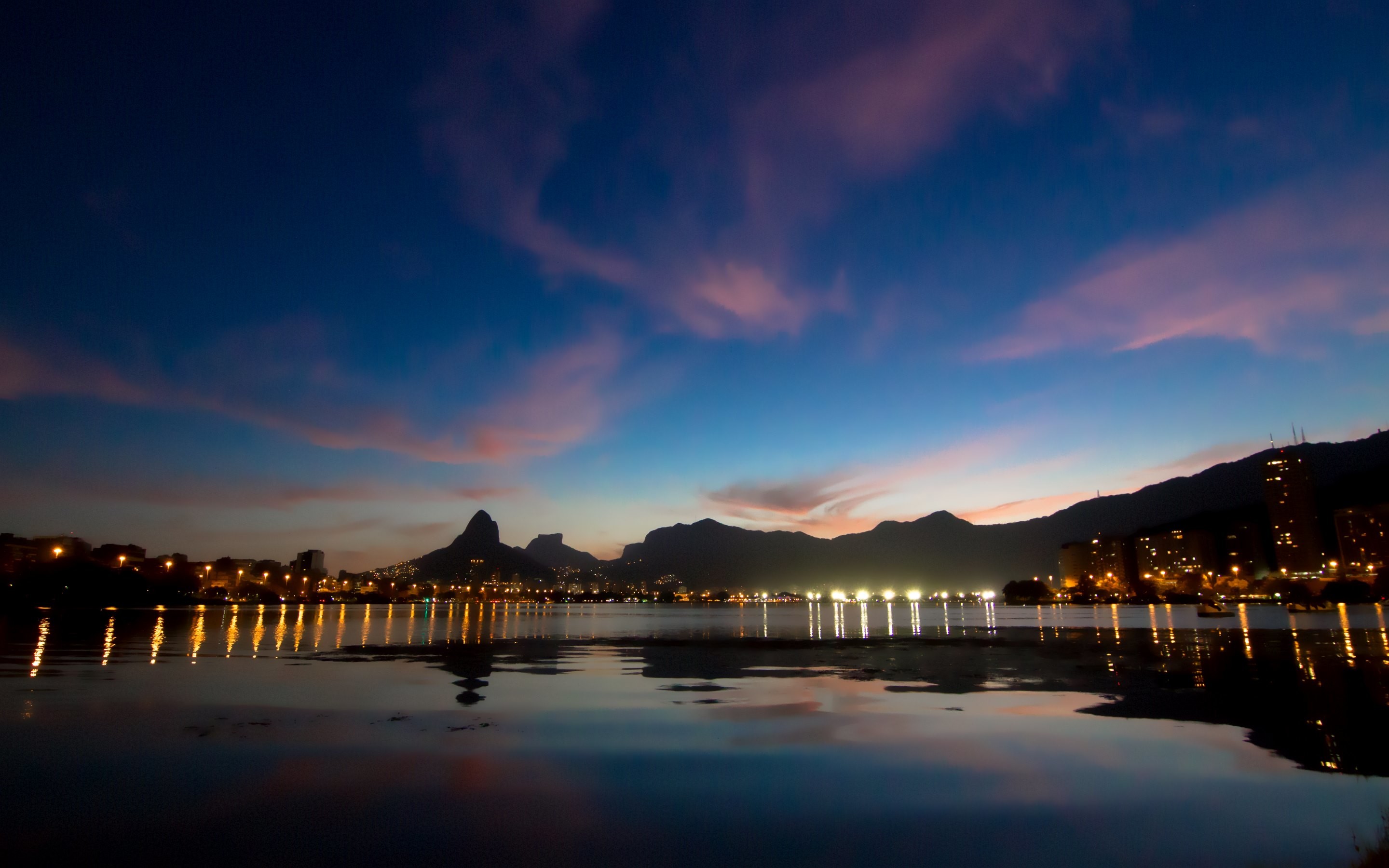 2880x1800 HD Wallpaper 2: Sunset at Rio de Janeiro