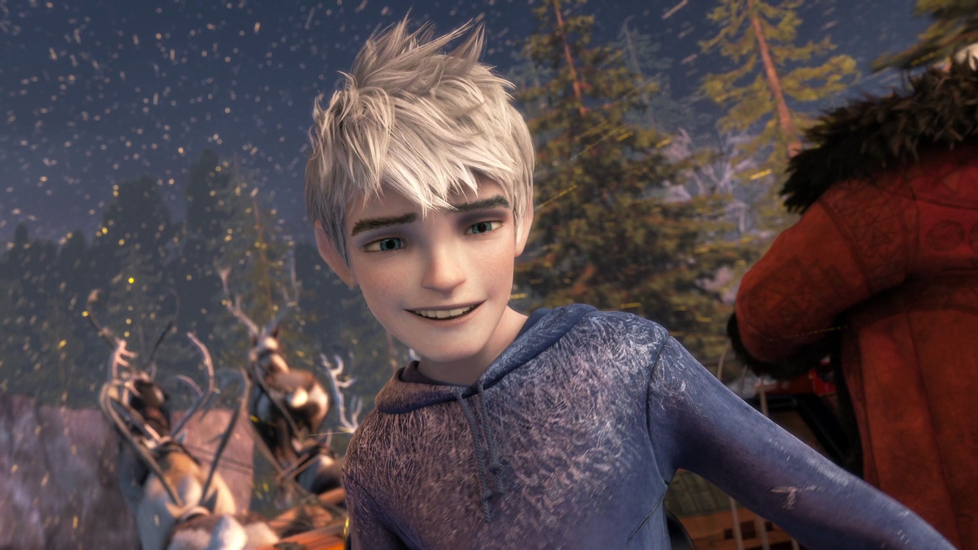 1920x1080  - jack frost, rise of the guardians, smiling, snow, animation #