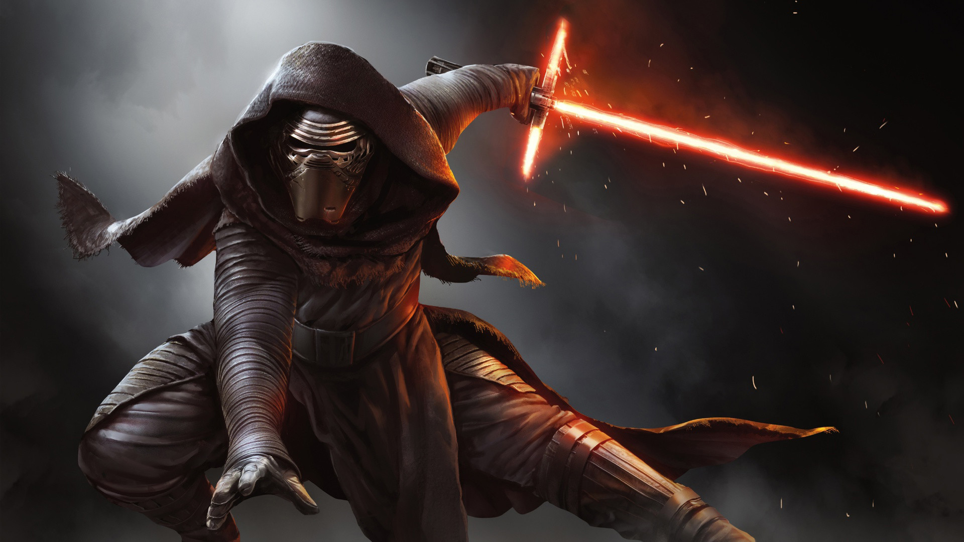 1920x1080 kylo-ren-lightsaber-We-finally-know-why-Kylo-Ren's-lightsaber-has-a-crossguard-in-Star- wallpaper-wpt7606359