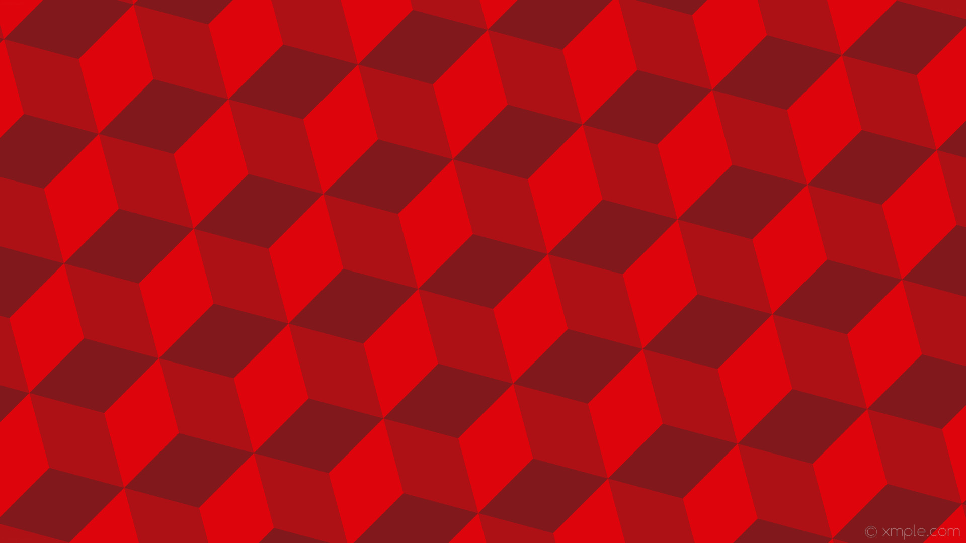 1920x1080 wallpaper 3d cubes red #81181b #ad1015 #dd040b 195Â° 154px