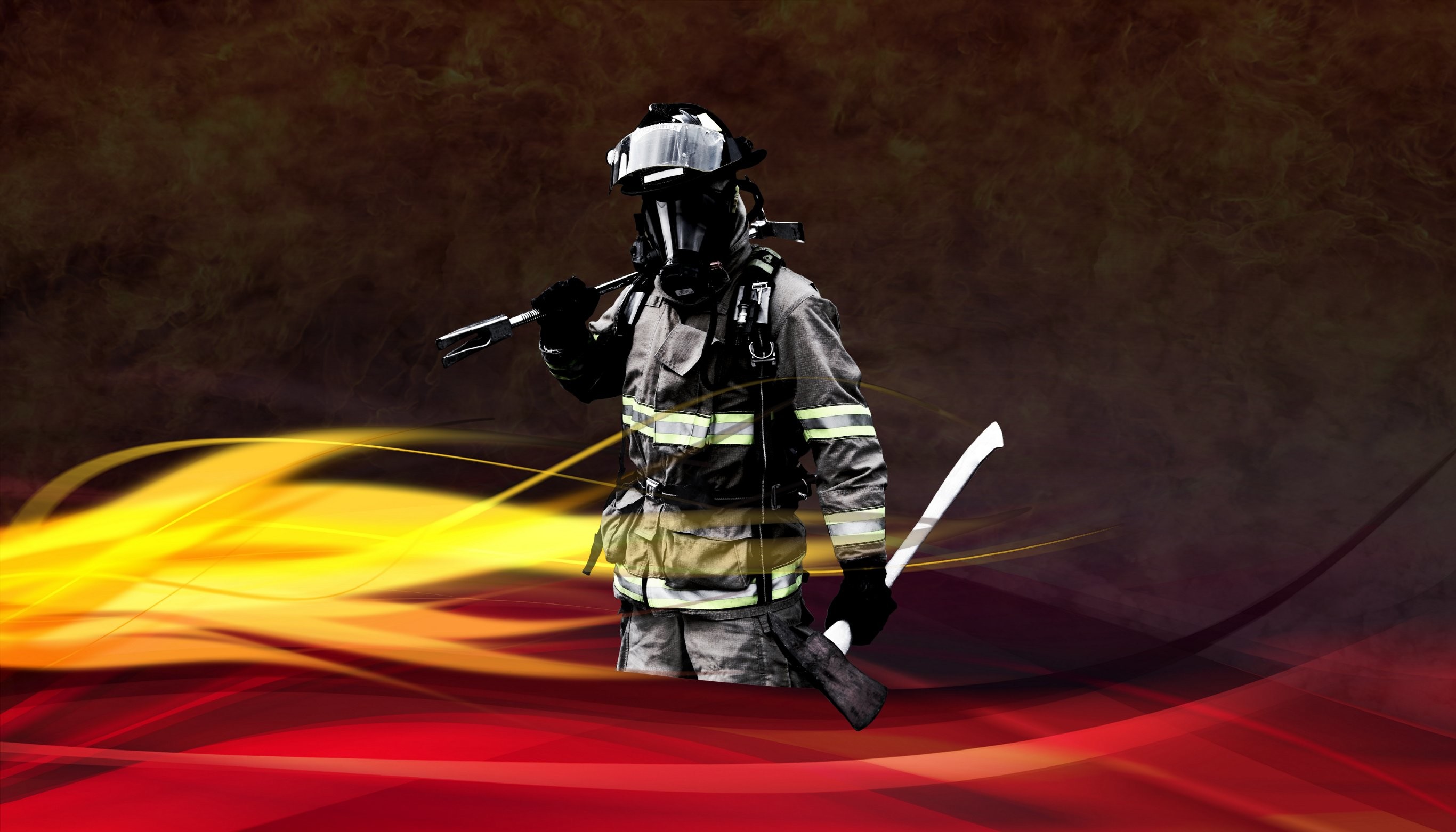 2732x1562 Volunteer Firefighter Wallpaper South sherman fire