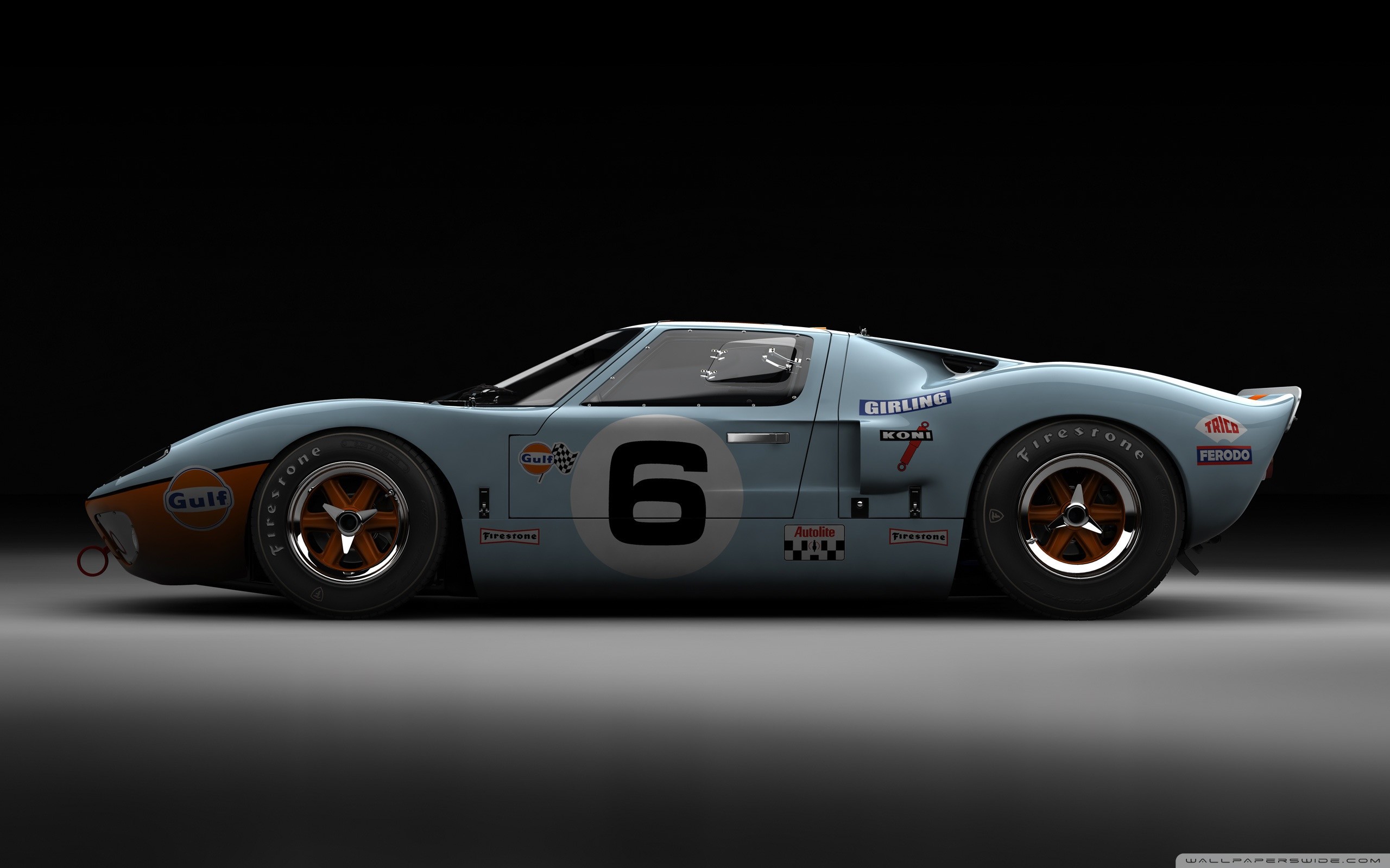2560x1600 Ford GT40 Le Mans 1969 HD Wide Wallpaper for Widescreen
