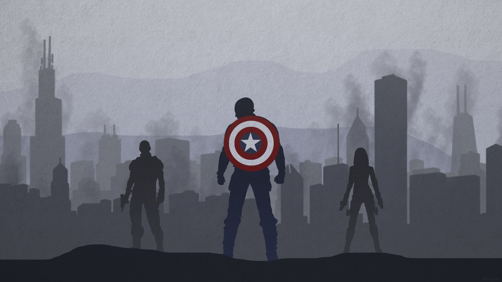 1920x1080  Comics - Captain America: The Winter Soldier Captain America  Winter Soldier Wallpaper