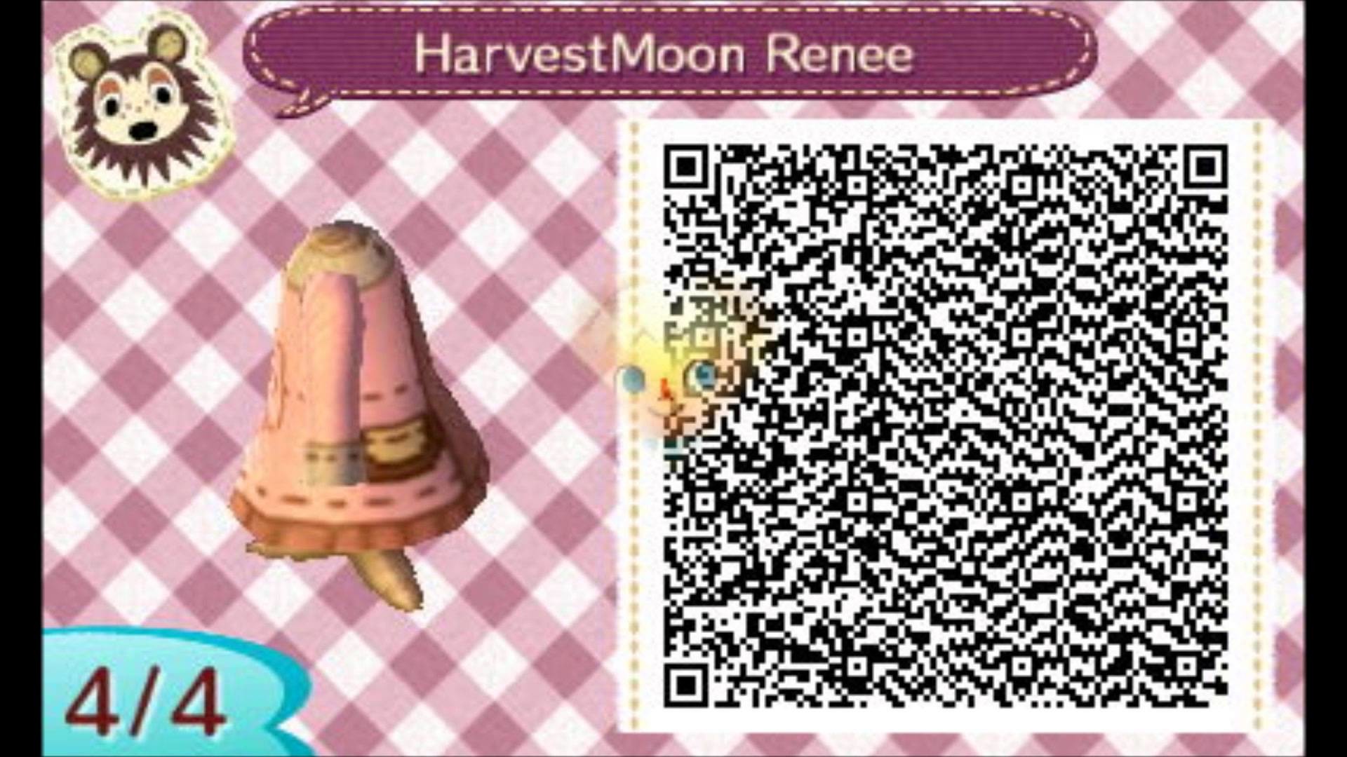 1920x1080 ACNL Harvest Moon TOT Outfit QR CODES