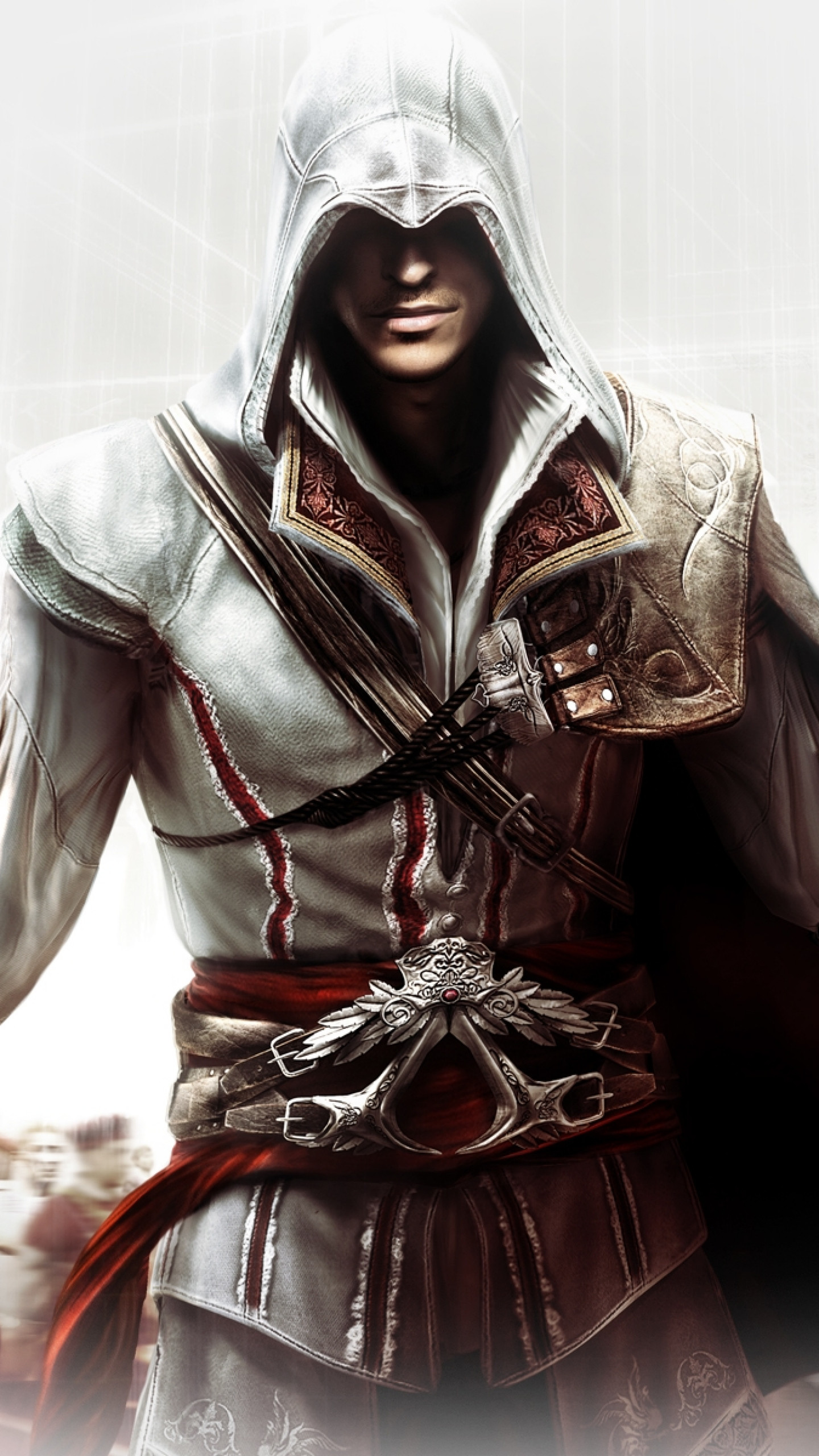 1440x2560 Preview wallpaper assassins creed 2, desmond miles, arm, peoples, shadow  