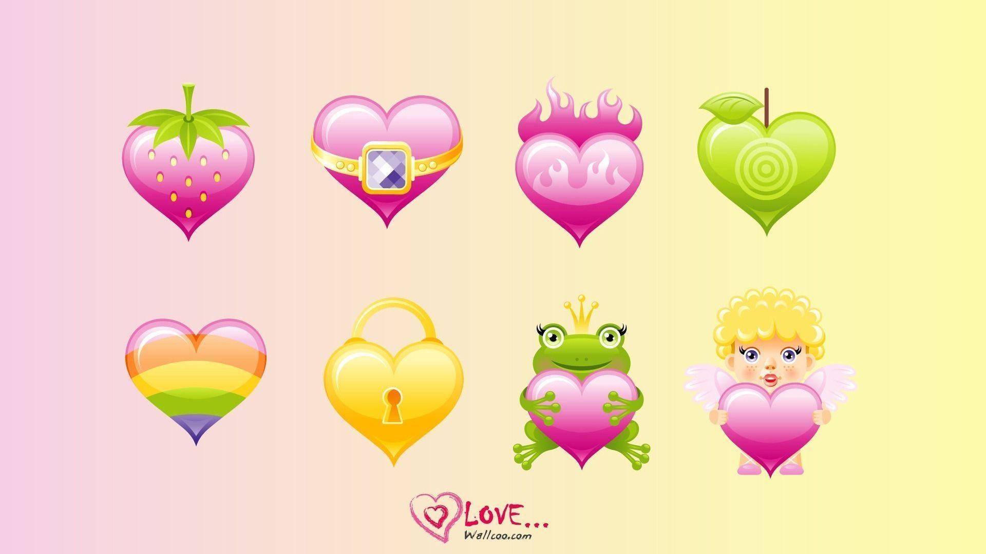 1920x1080 Free Download cute hearts backgrounds love wallpaper with original .