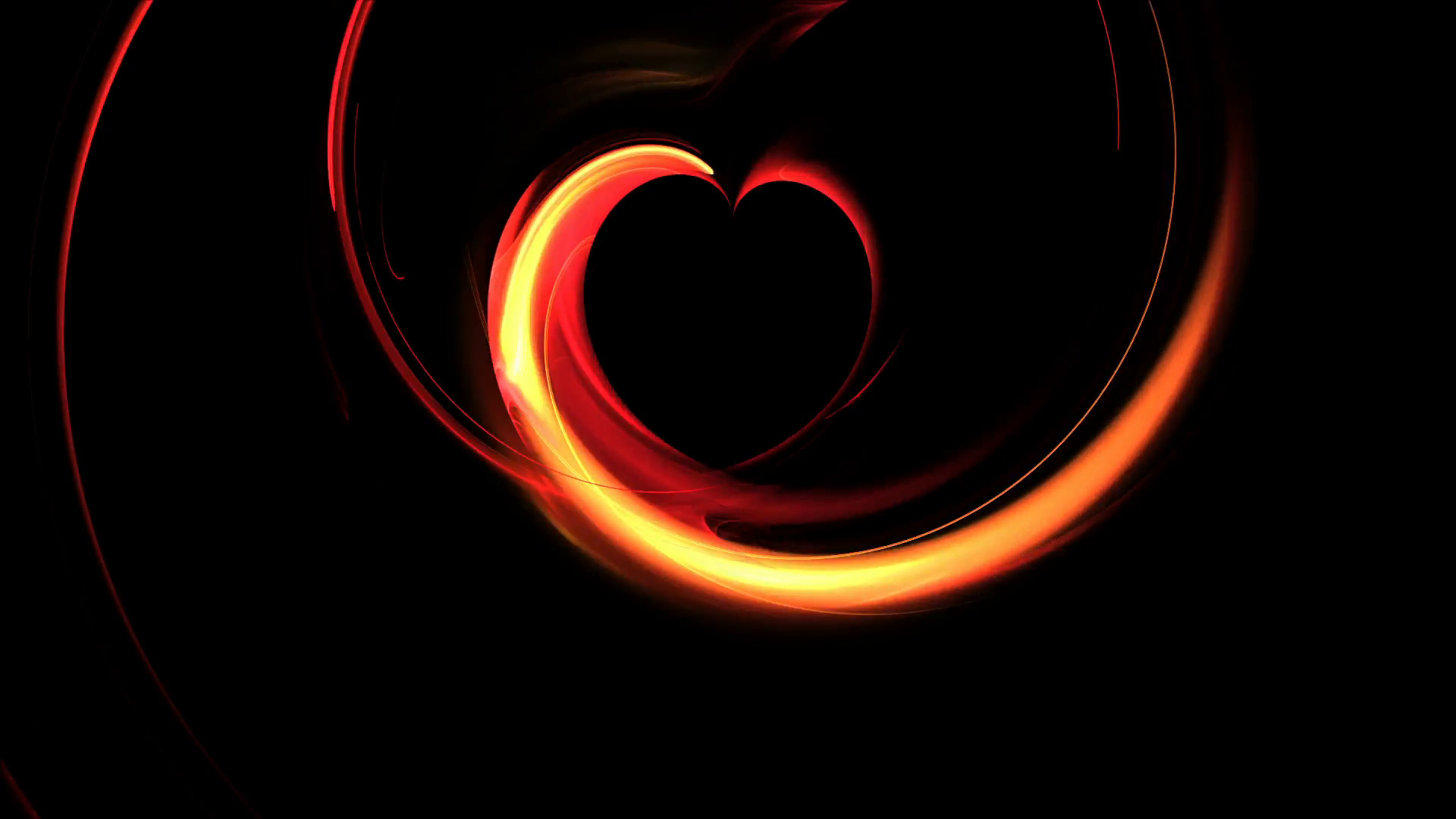 1920x1080 Fiery Red Dynamic Heart - Abstract blazing red heart forming on black  background, animation, 30fps, HD1080, seamless loop Motion Background -  VideoBlocks