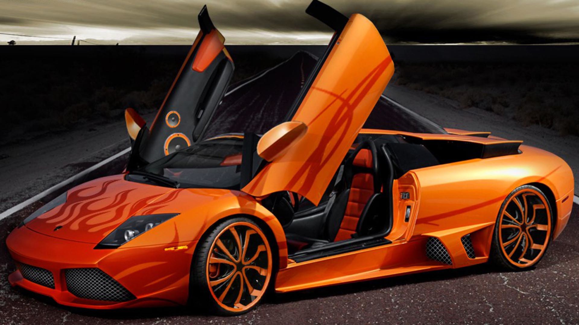 1920x1080 Orange Lamborghini Wallpapers - HD Wallpapers Inn