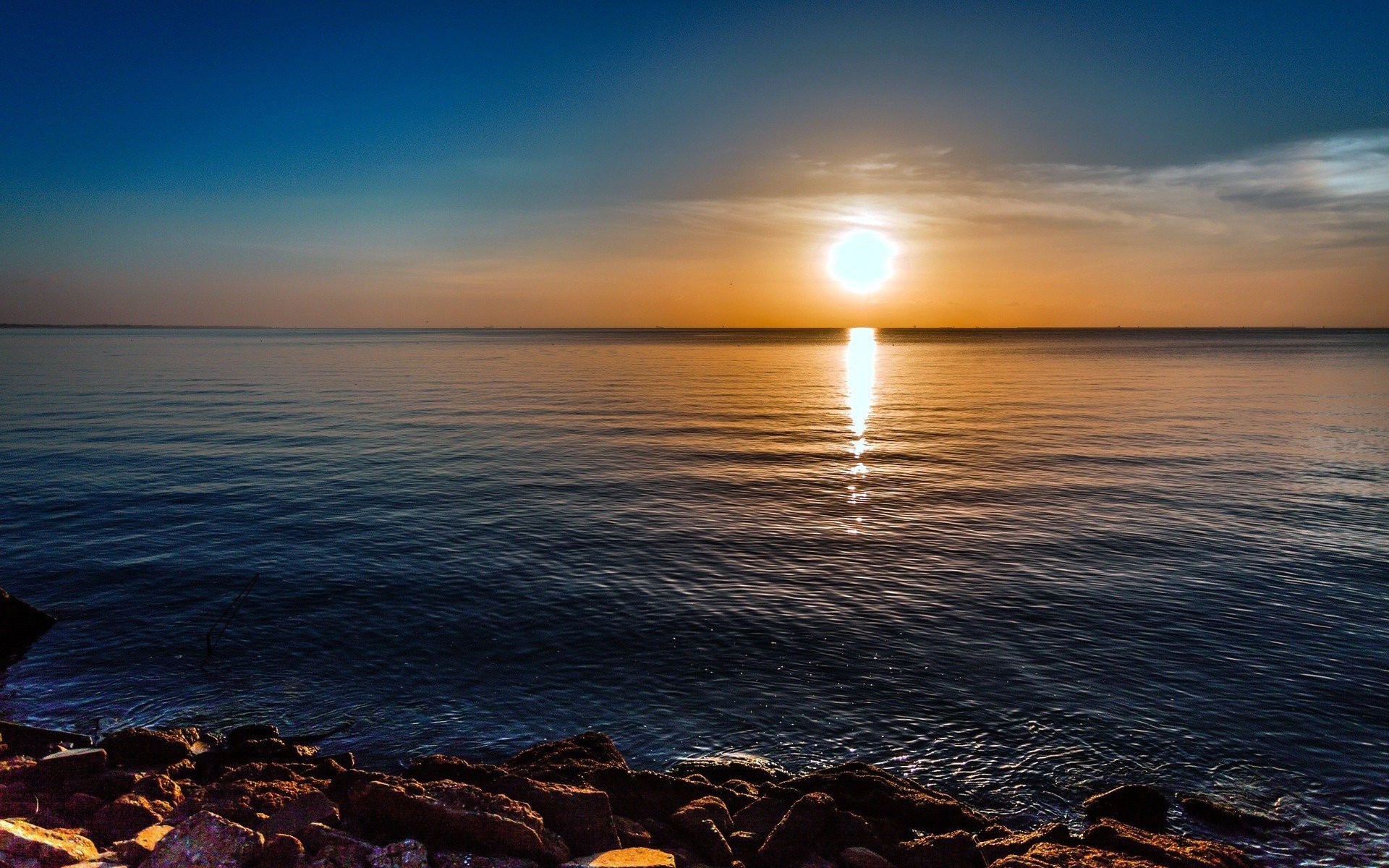 1920x1200 Water sunrise ocean nature rocks HDR photography sea clear sky wallpaper |   | 283302 | WallpaperUP