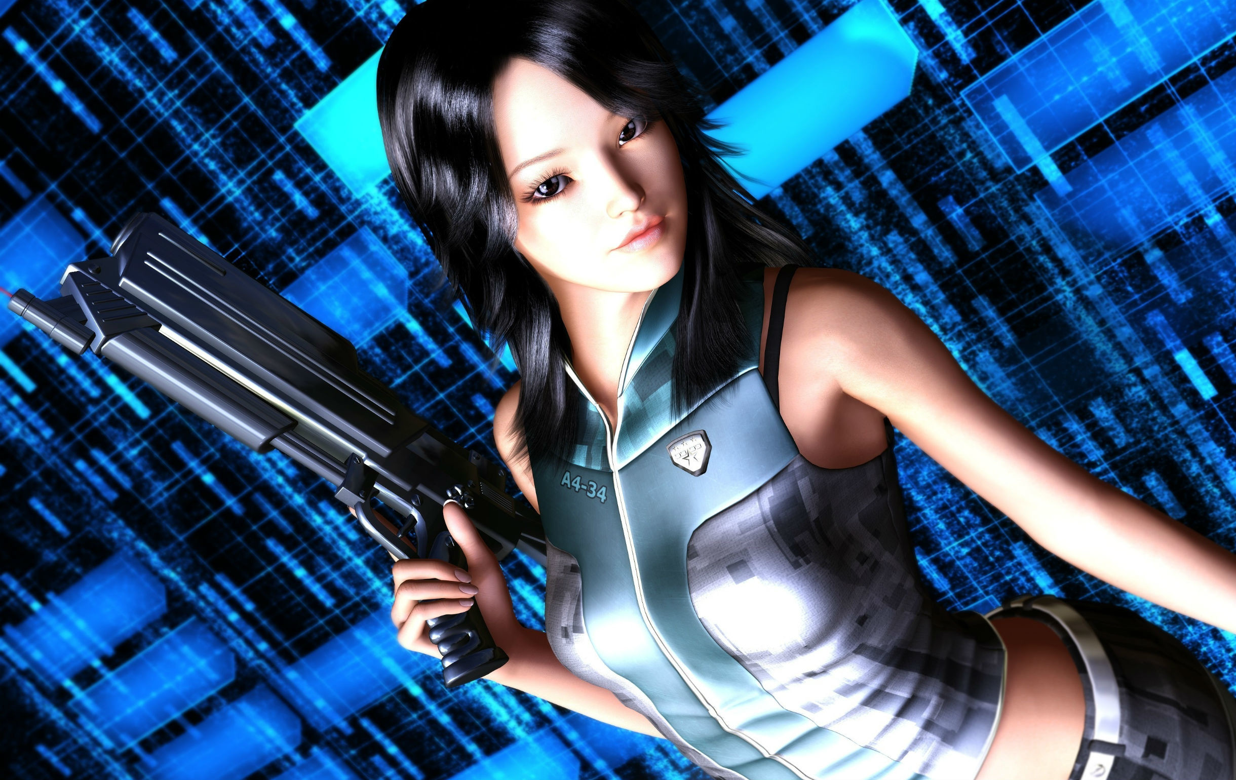 2440x1540 Warrior 3D Graphics Fantasy Girls girls guns girl gun sci-fi f wallpaper |   | 183399 | WallpaperUP
