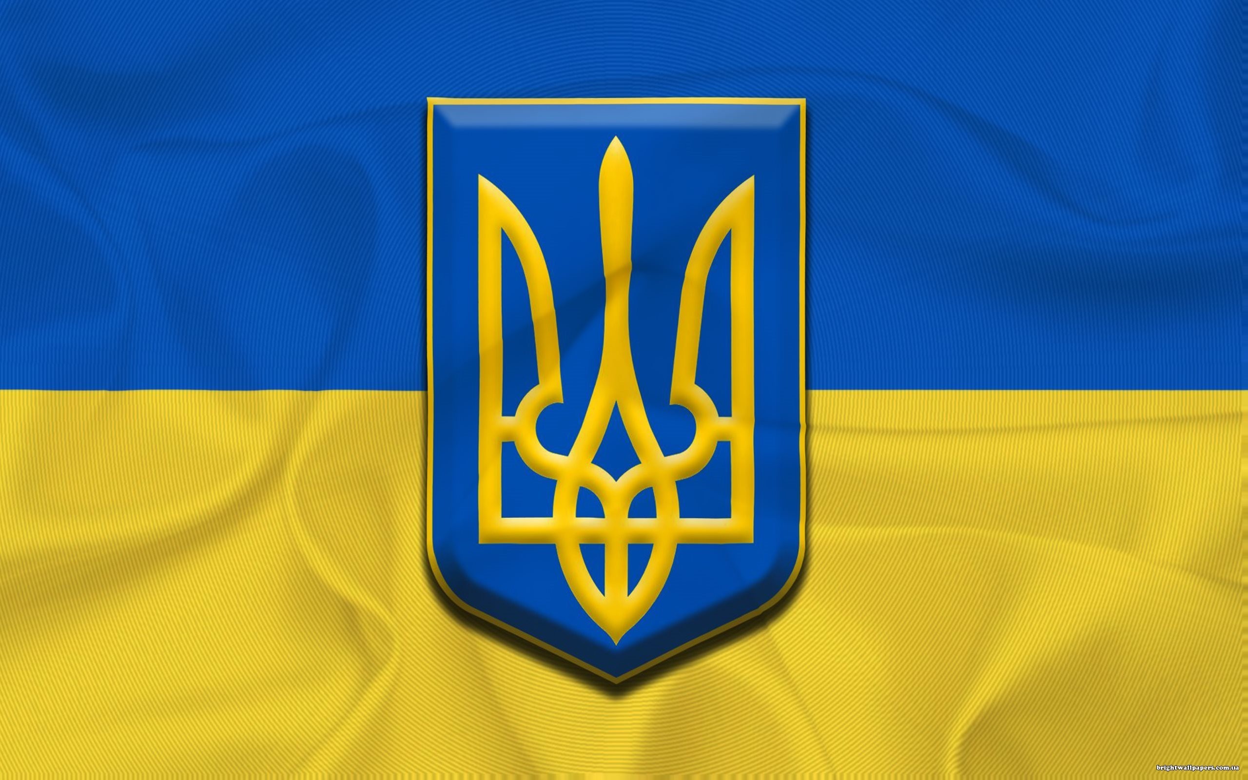 2560x1600 trident, coat of arms of ukraine, ukrainian flag, flag of ukraine