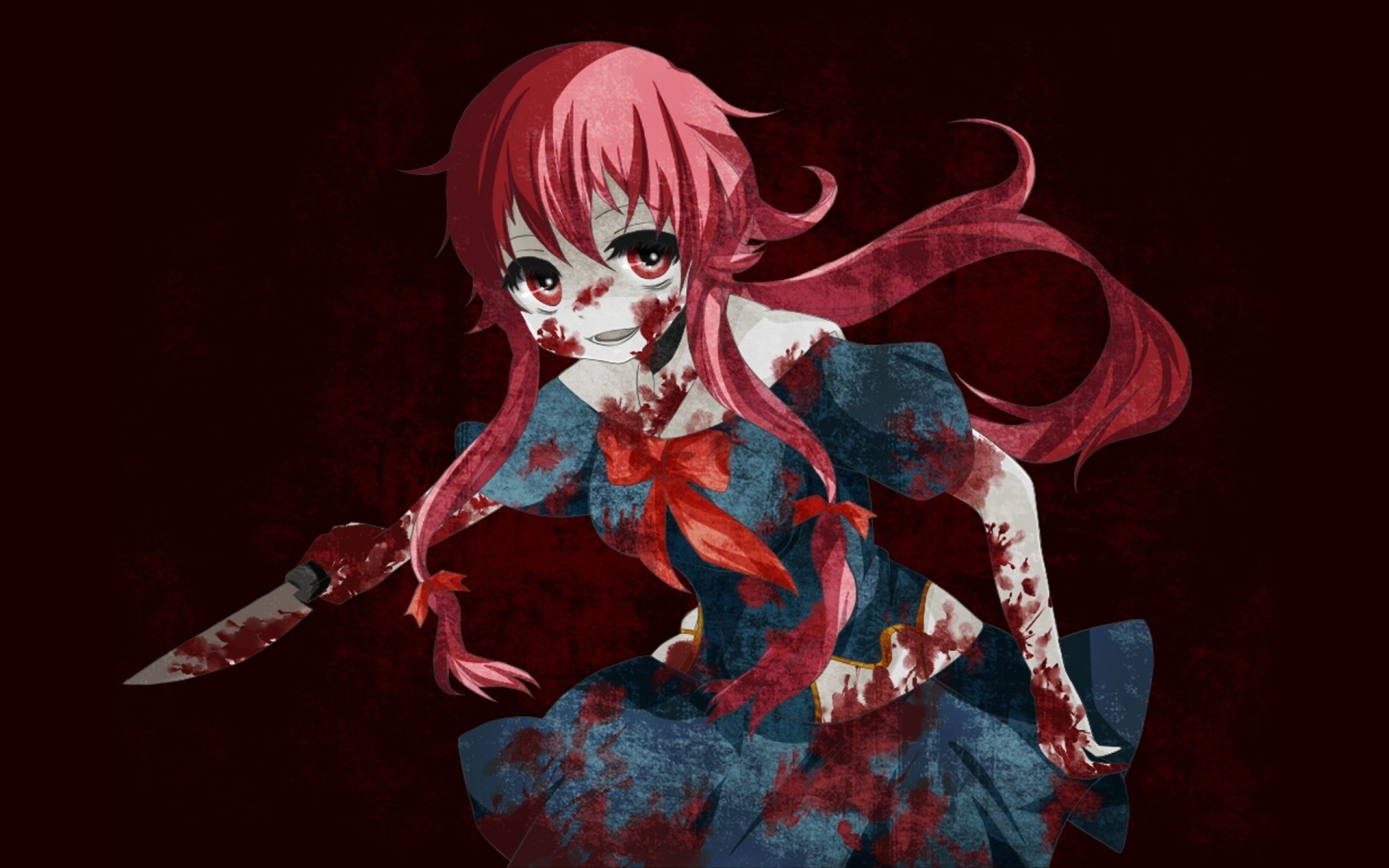 2560x1600 Fictional Character, Art, Mythical Creature, Fiction, Yuno Gasai Wallpaper  in  Resolution