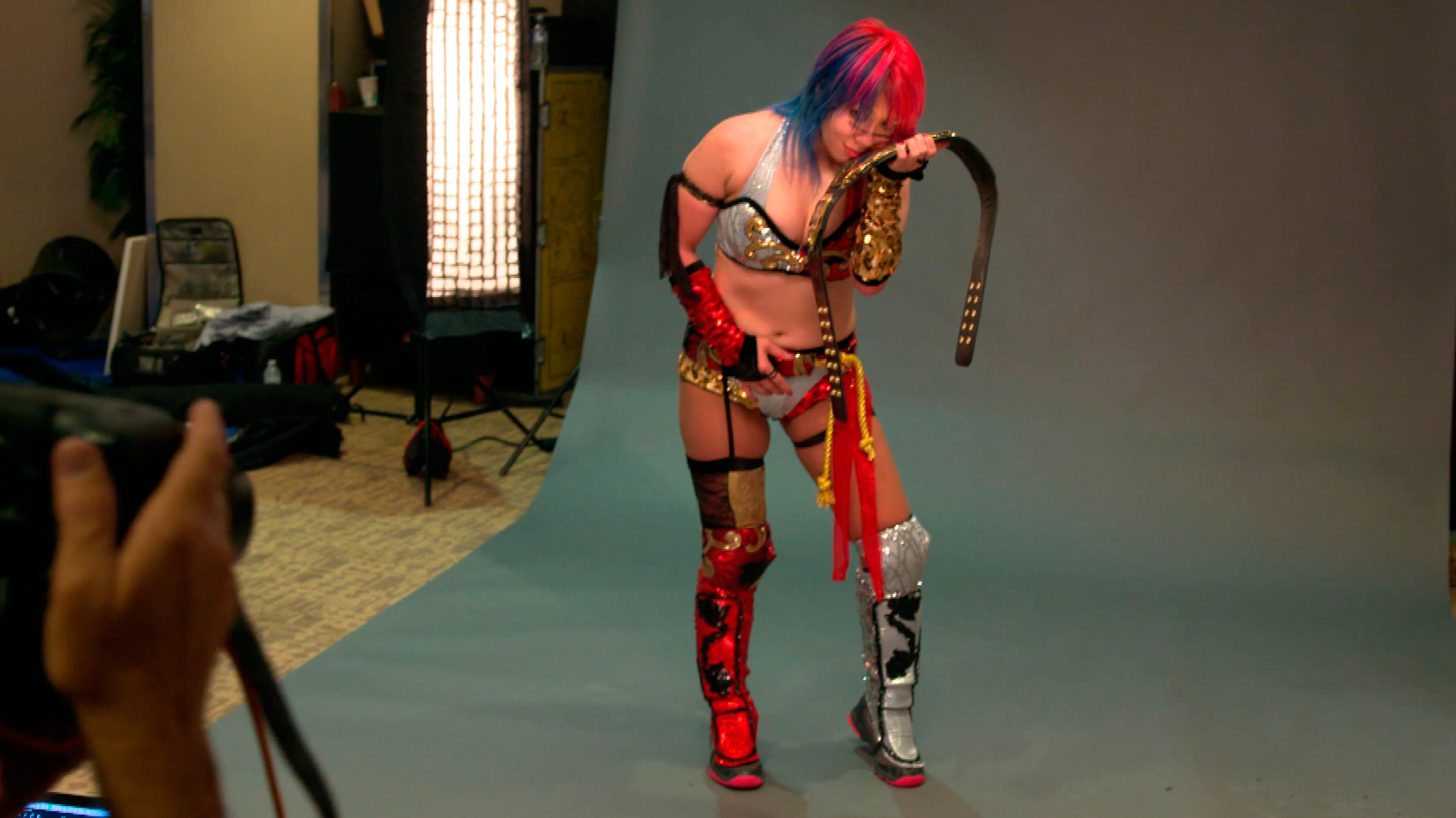1920x1080 Asuka is photographed with the new NXT Women's Title: WWE.com 4K Exclusive,  April 1, 2017 | WWE