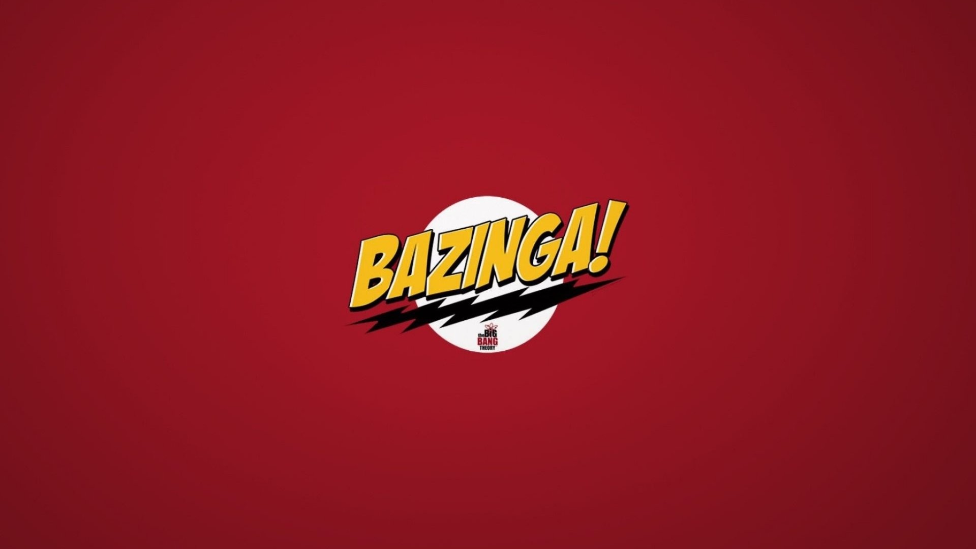 1920x1080 Fernsehserien - The Big Bang Theory Bazinga Logo Wallpaper