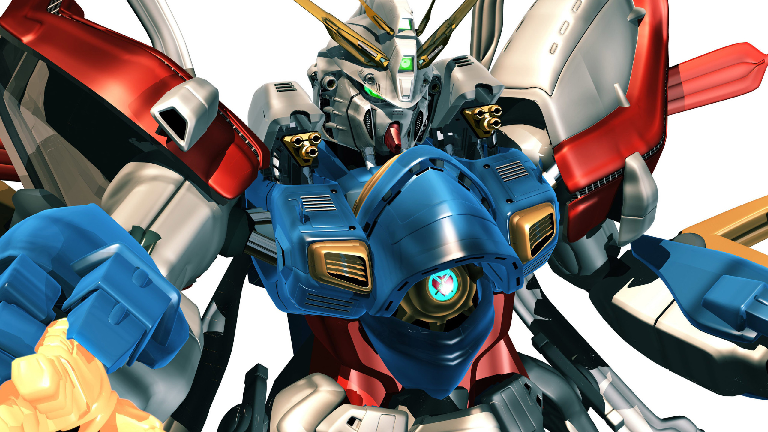 2560x1440 The God Gundam (Burning Gundam in the English dub) is a mobile suit  featured in Mobile Fighter G Gundam. It was the second Mobile Fighter used  by Neo Japan ...