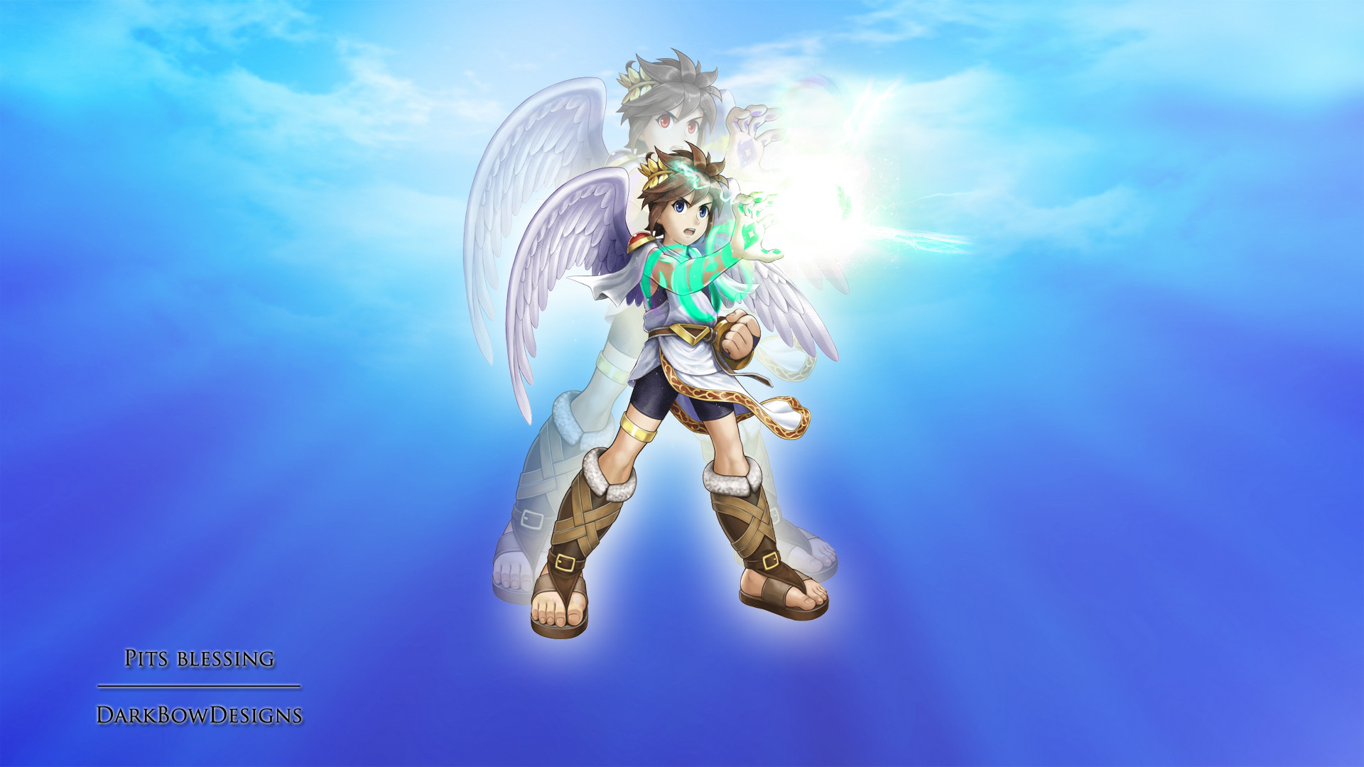 1920x1080 ... Pits Blessing [Kid Icarus: Uprising] by DarkBowDesigns