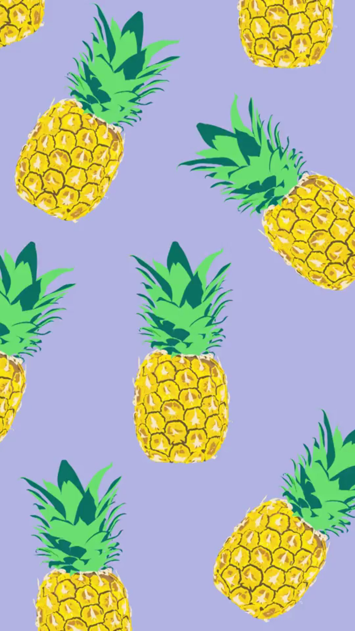 1242x2208 Pineapple wallpaper