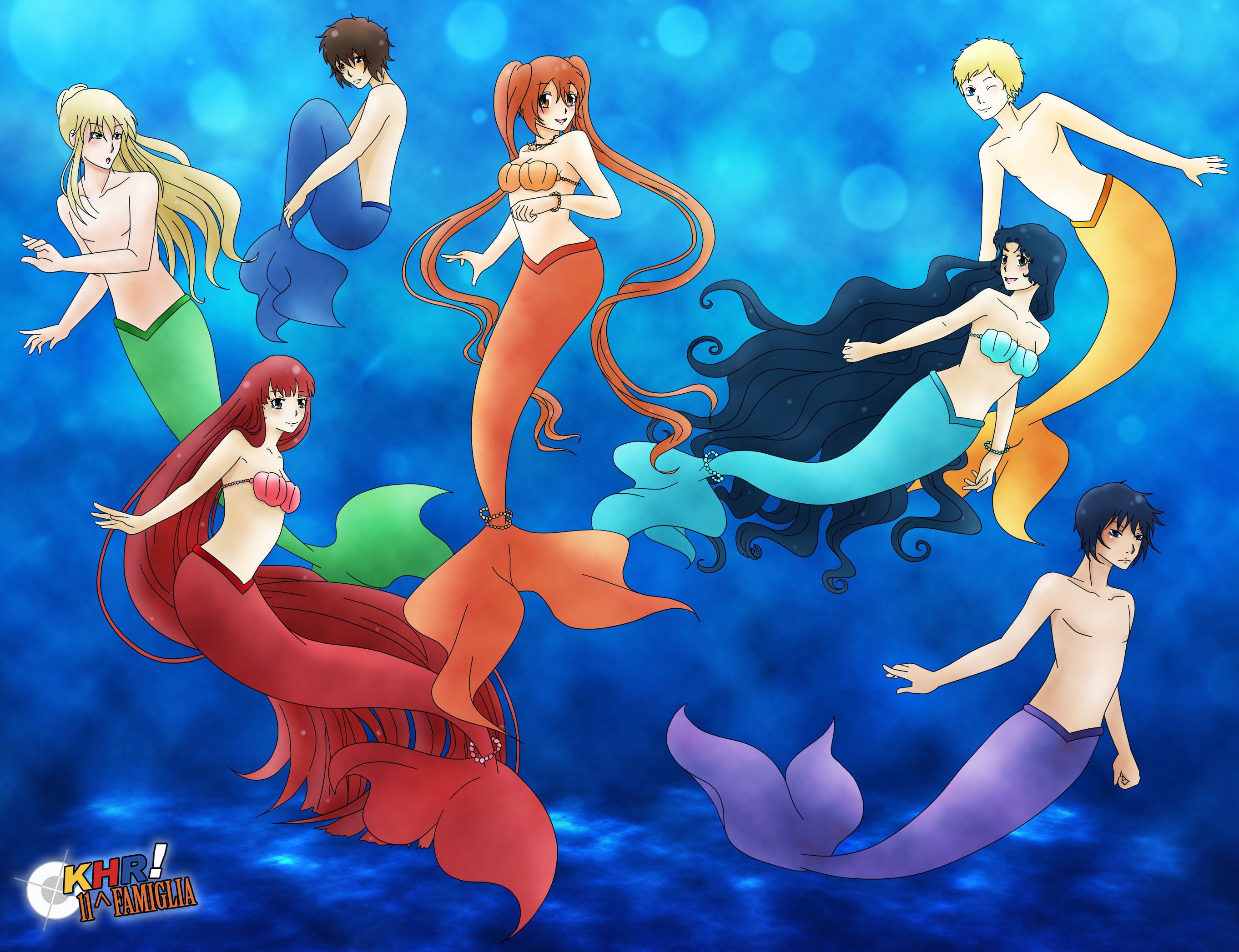 2724x2094 ... Parody) 11^Fam x Mermaid Melody by Lushia