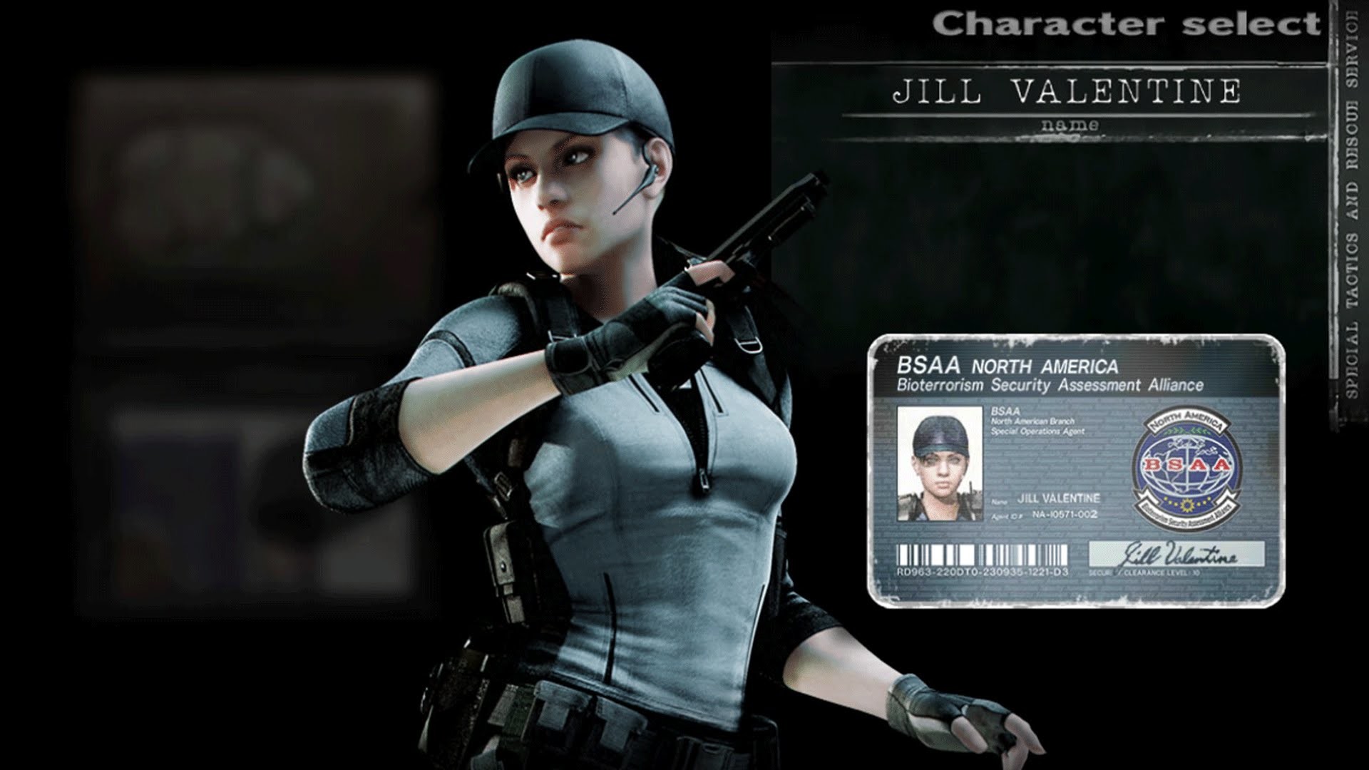 1920x1080 Jill Valentine BSAA Outfit RE5 Skin Resident Evil HD Remaster [1080p60]
